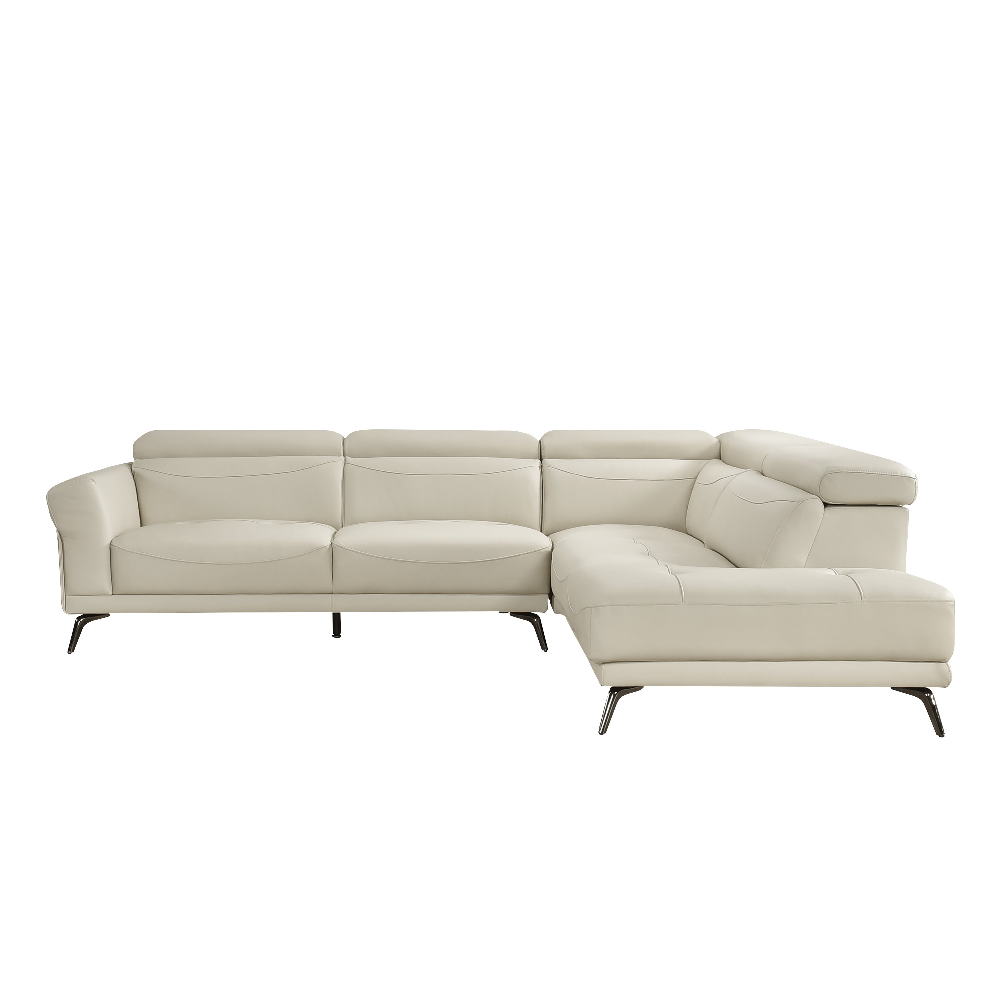 8456BEG*22LRC (2)2-Piece Sectional with Right Side Chaise - 8456BEG*22LRC