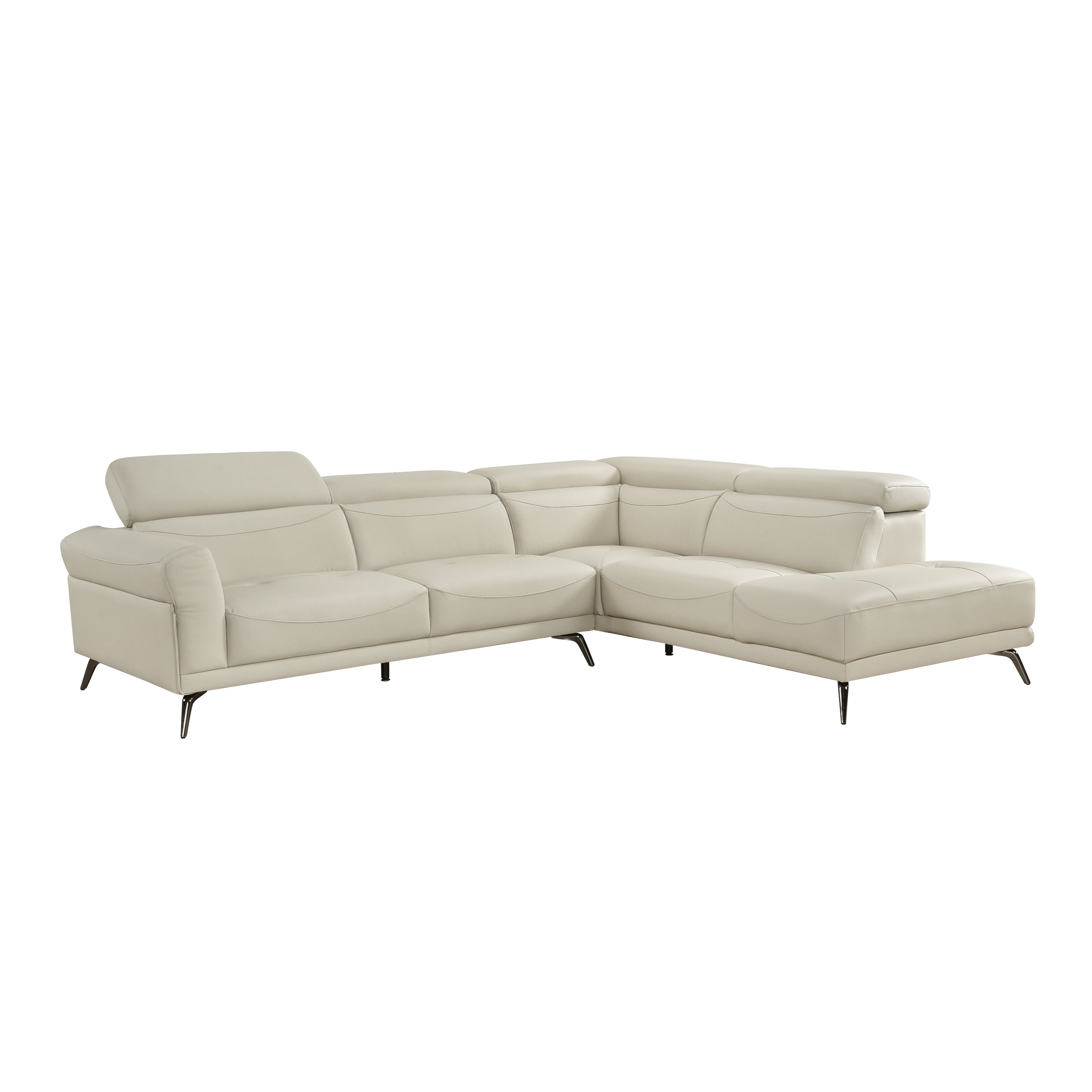 8456BEG*22LRC (2)2-Piece Sectional with Right Side Chaise - 8456BEG*22LRC