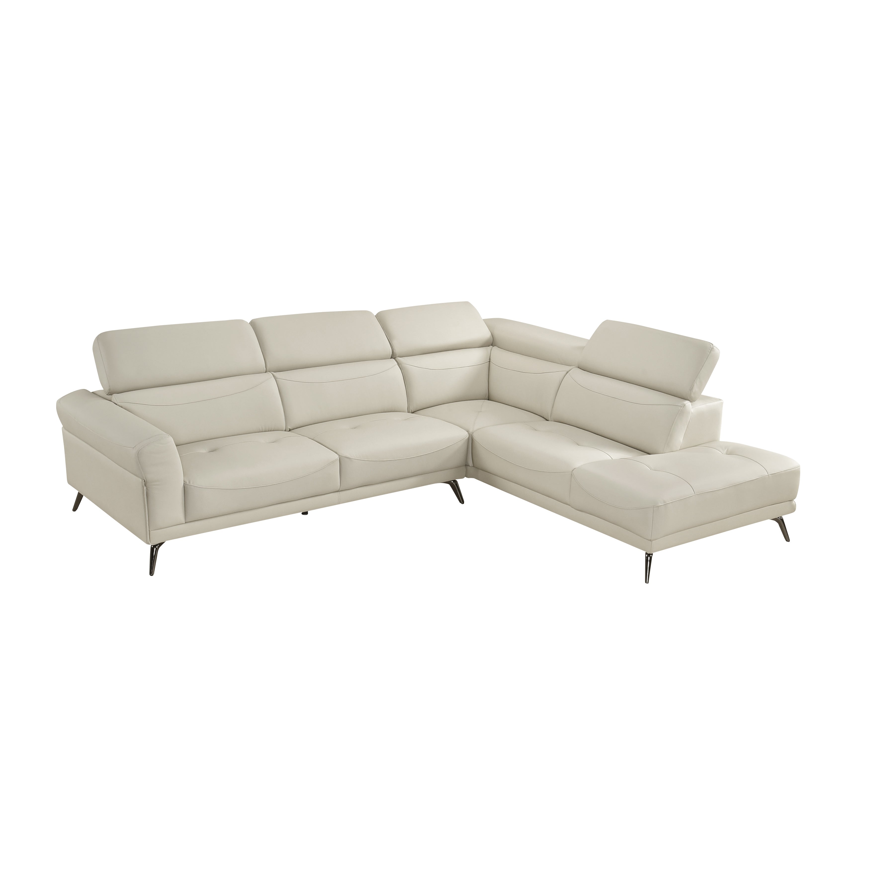 8456BEG*22LRC (2)2-Piece Sectional with Right Side Chaise - 8456BEG*22LRC