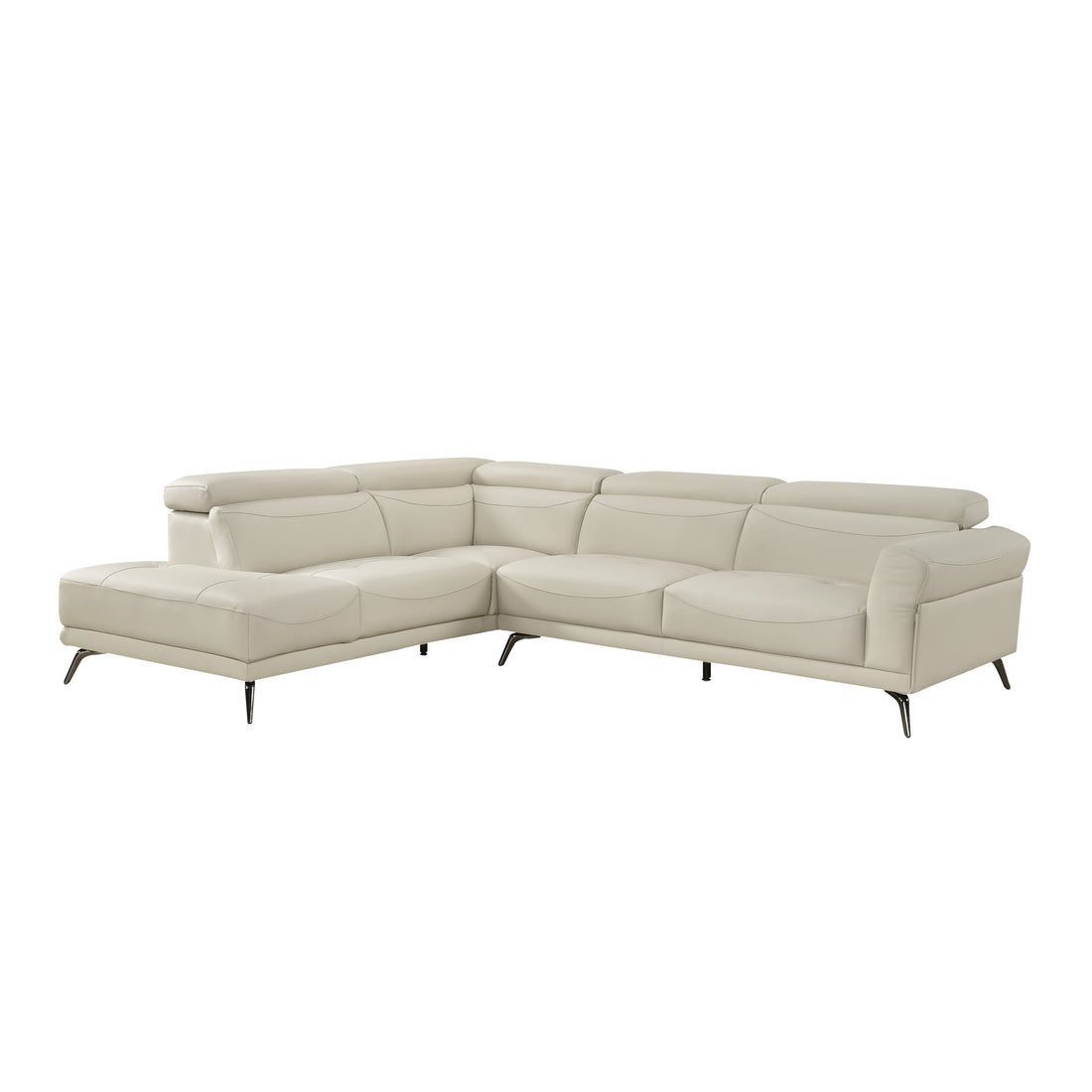 8456BEG*2LC2R (2)2-Piece Sectional with Left Side Chaise - 8456BEG*2LC2R