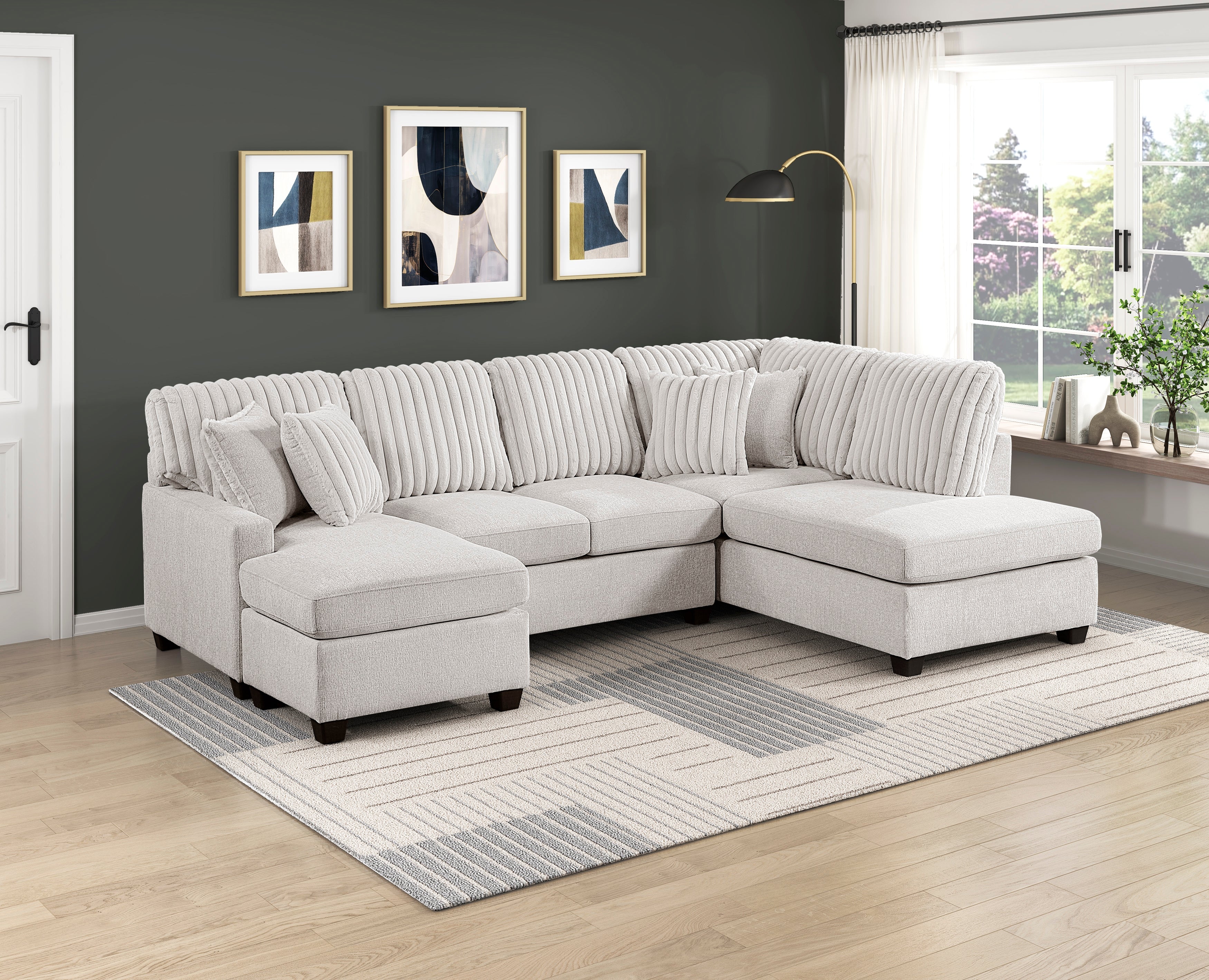 8470TPE*23LCRC (2)2-Piece Sectional with Chaise - 8470TPE*23LCRC