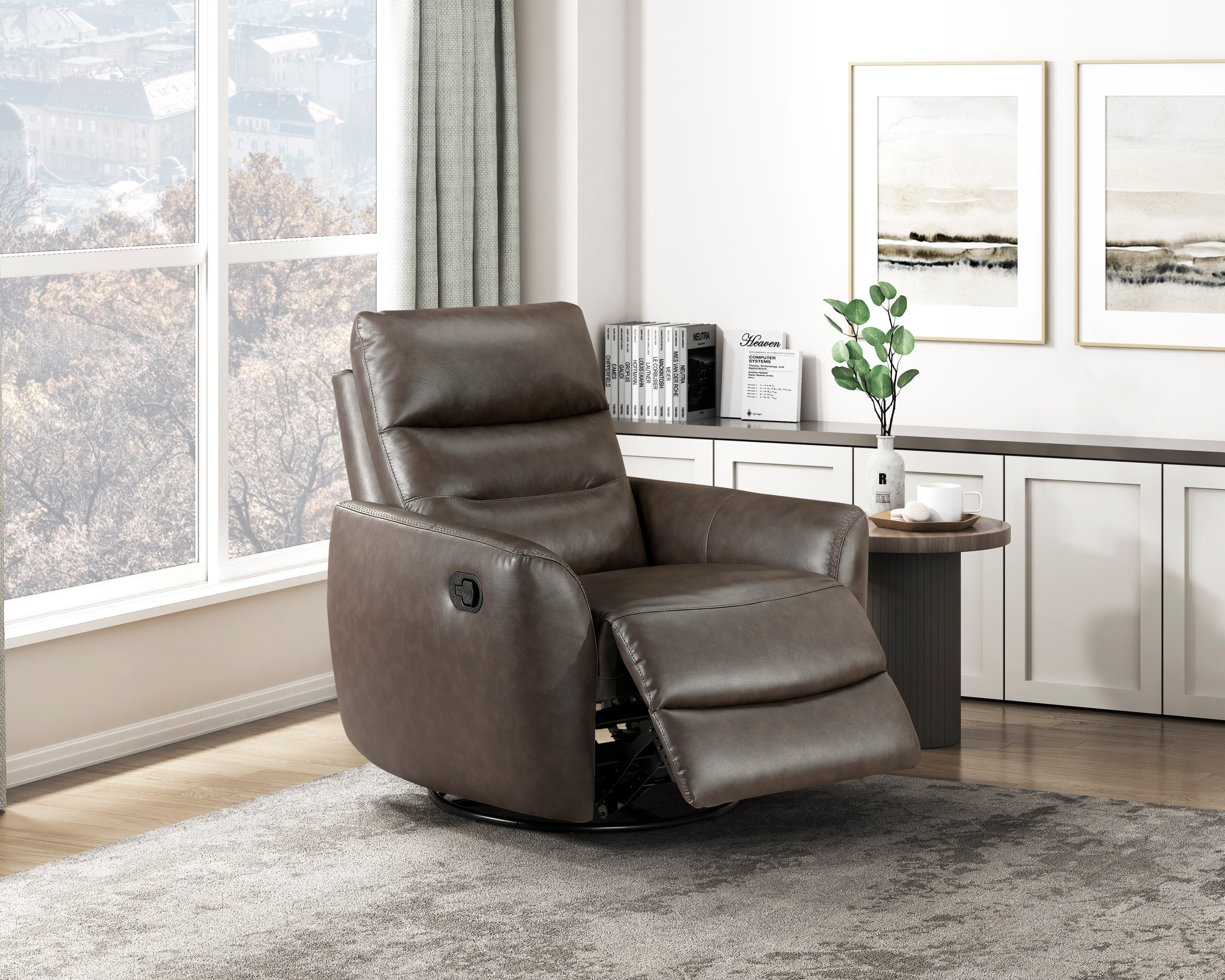 8488DB-1 Swivel Glider Reclining Chair - 8488DB-1