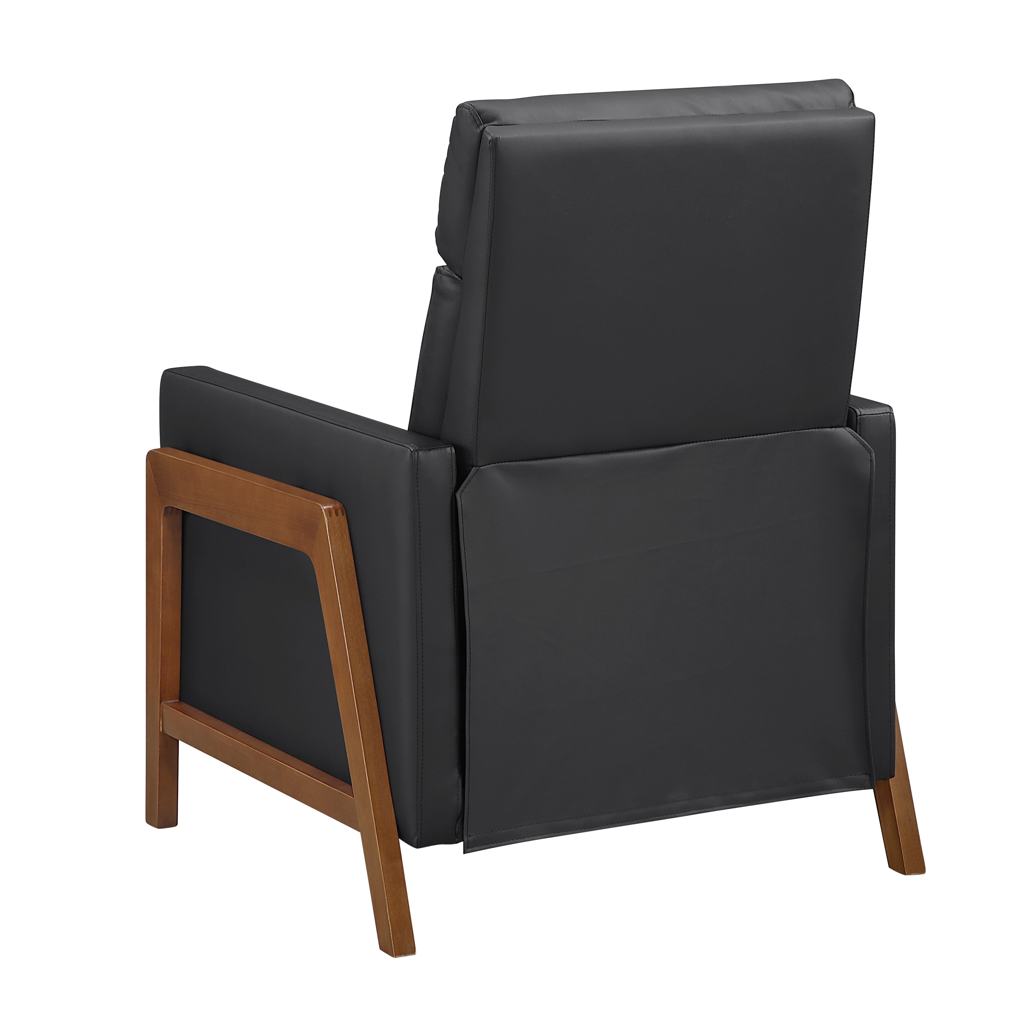 8489BLK-1PB Push Back Reclining Chair - 8489BLK-1PB