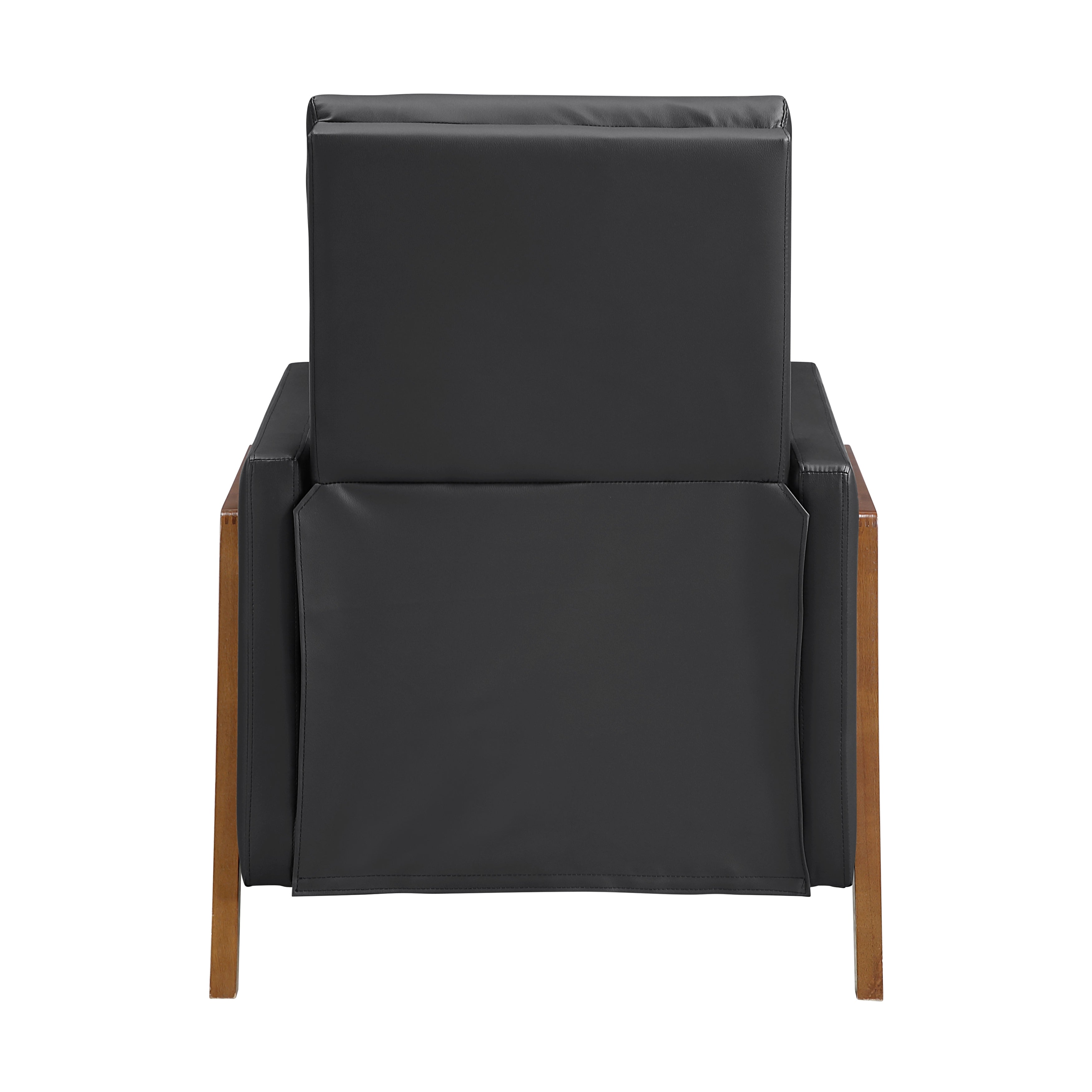8489BLK-1PB Push Back Reclining Chair - 8489BLK-1PB