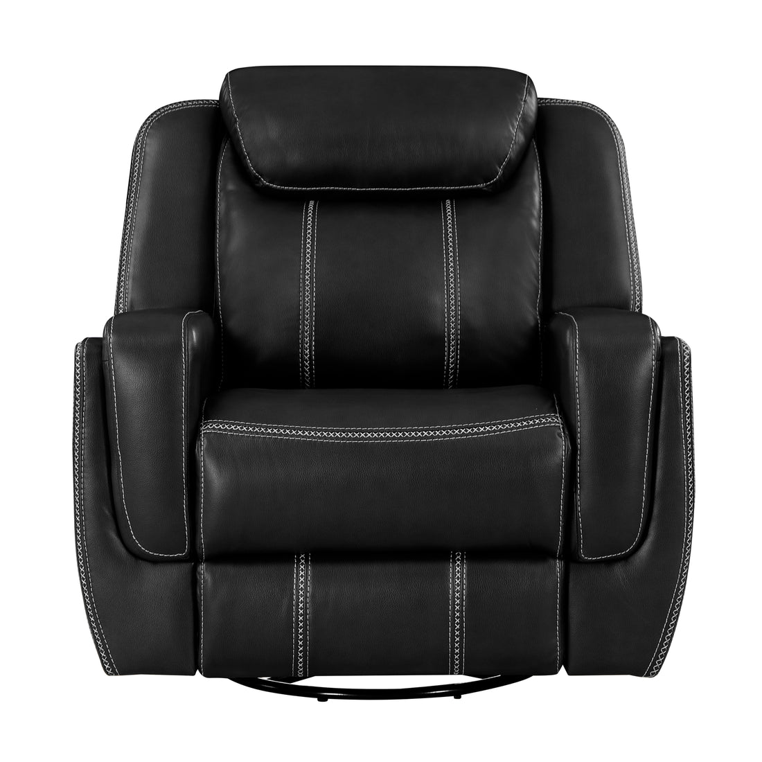 8516BK-1 Swivel Glider Reclining Chair - 8516BK-1