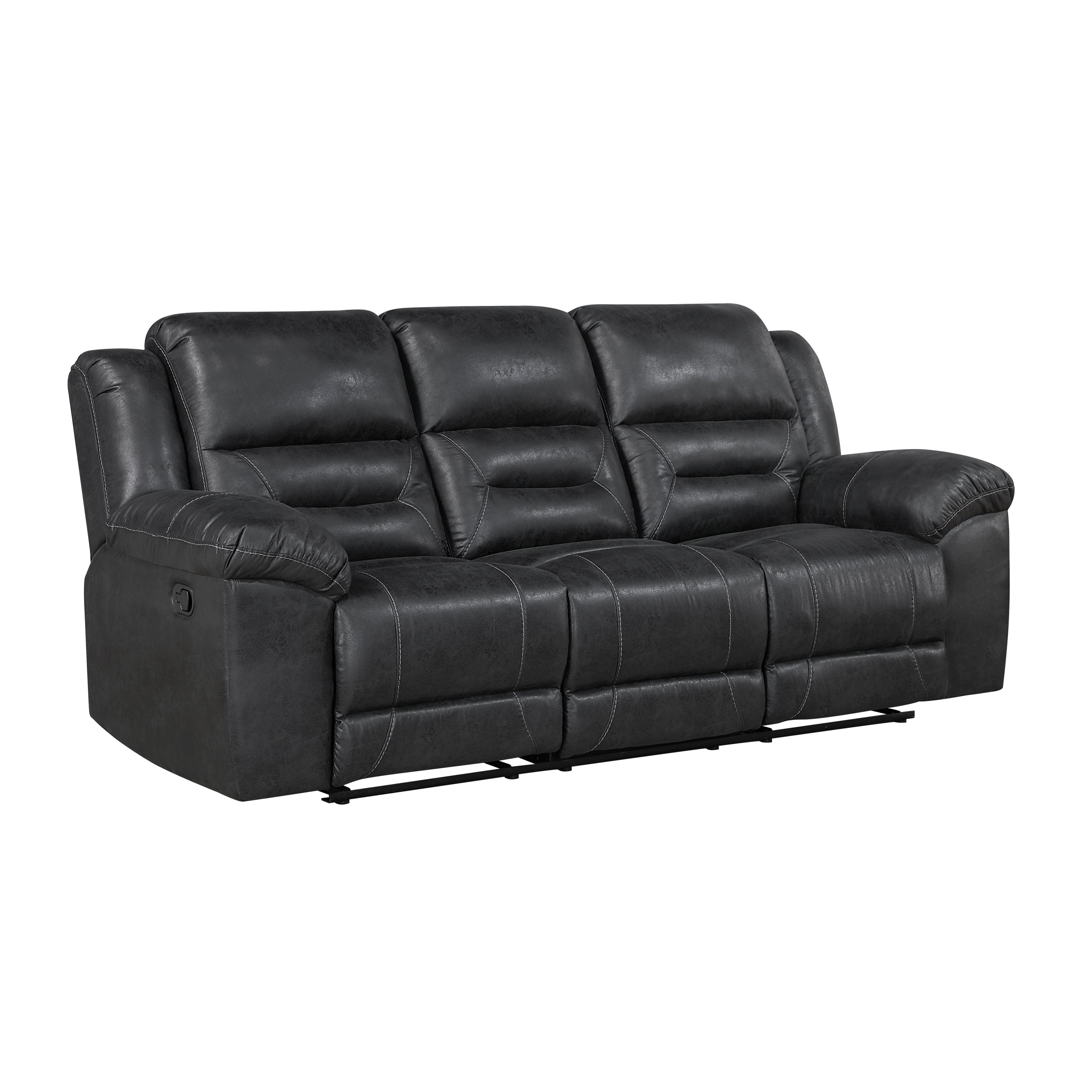 Hazen Black Reclining Living Room Set from Homelegance - Luna Furniture