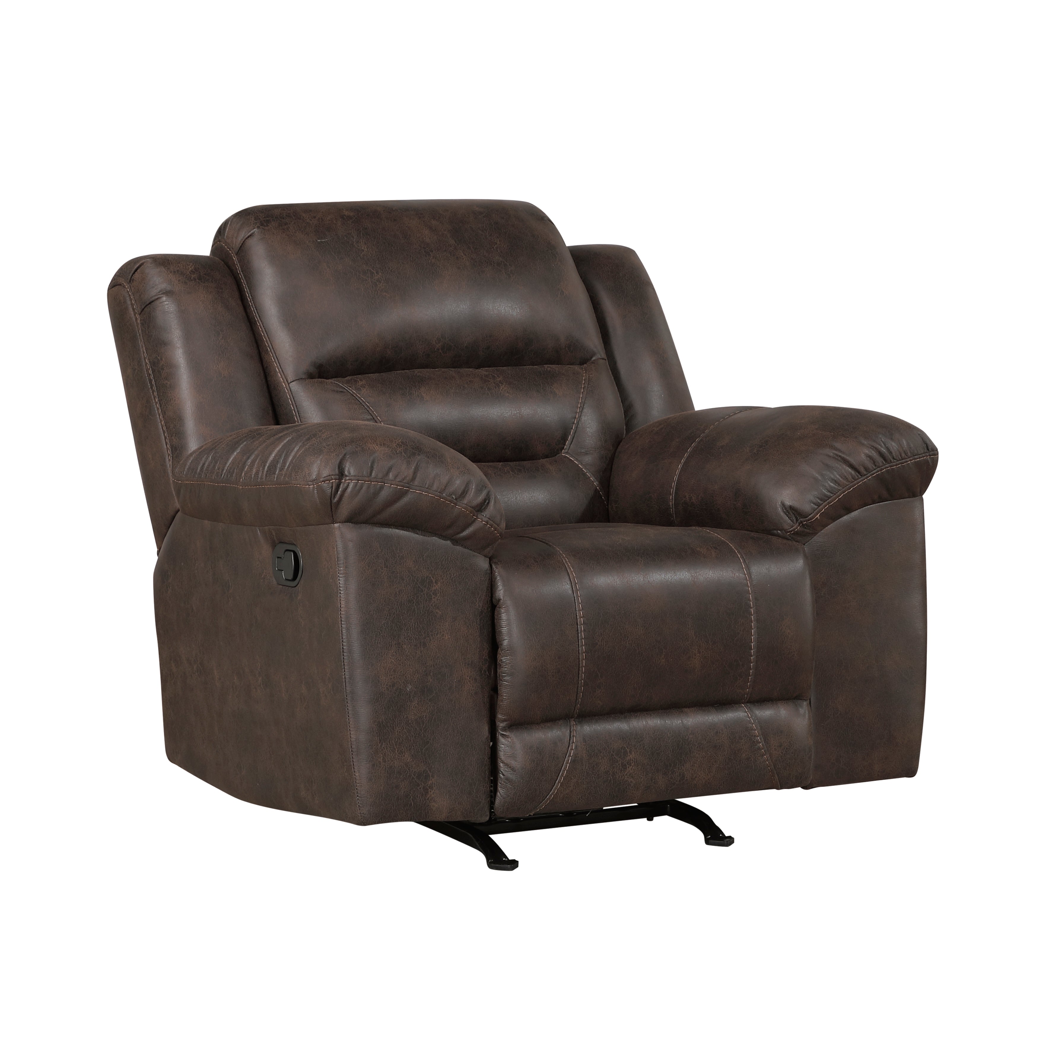 Hazen Dark Brown Reclining Living Room Set from Homelegance - Luna Furniture