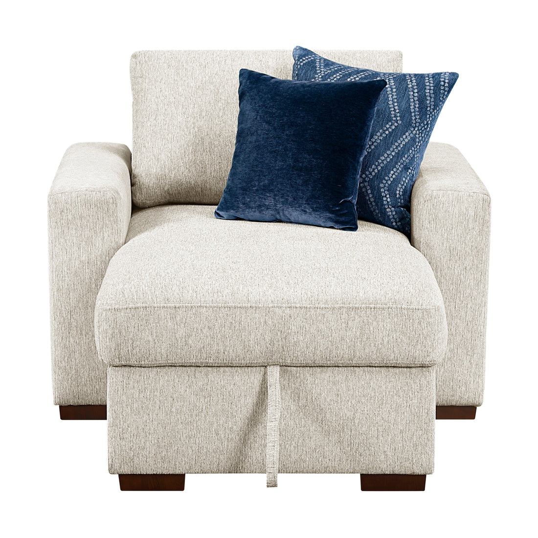 8548BE*2VCA (2)Chaise Lounge with Arms and Hidden Storage, Click Motion Back - 8548BE*2VCA