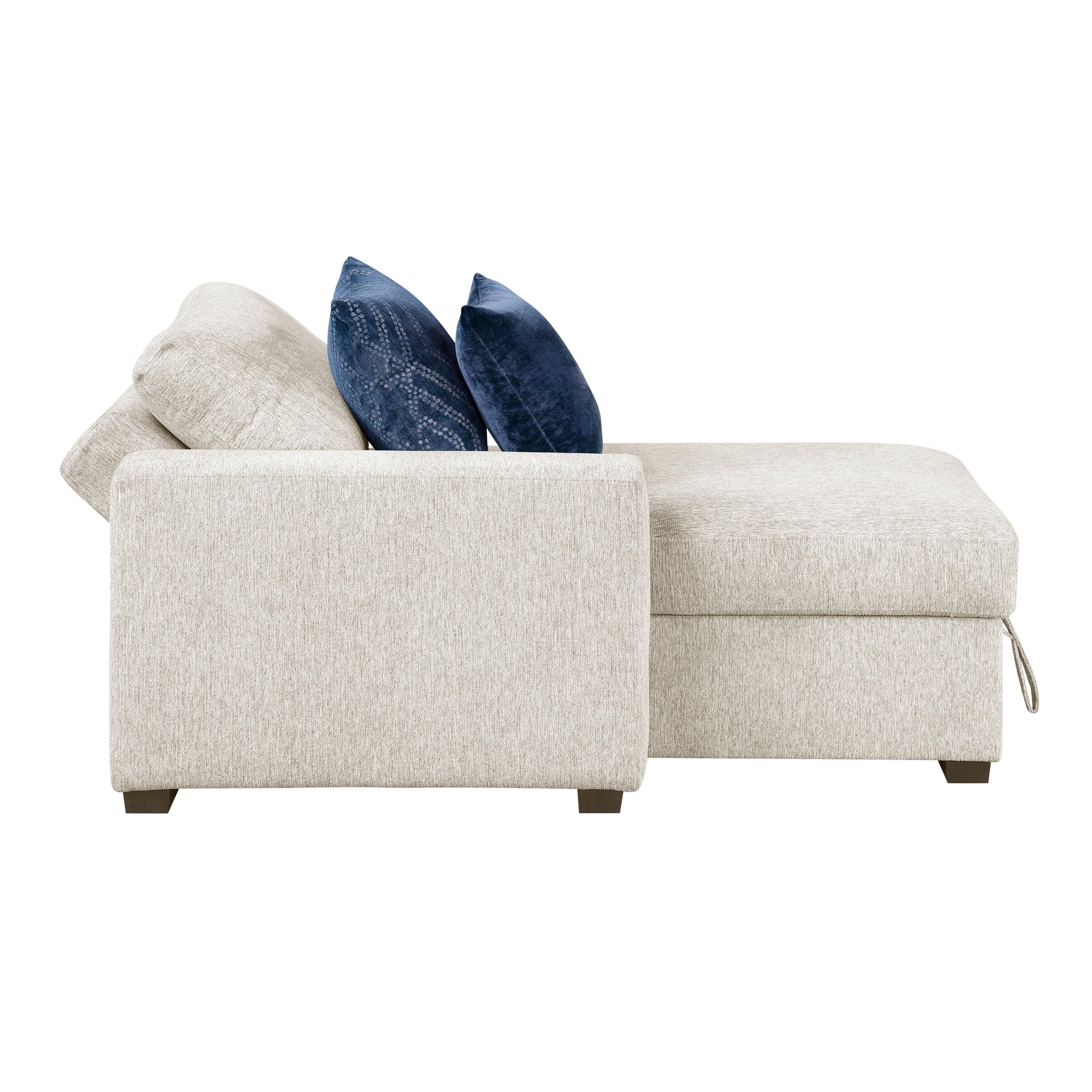 8548BE*2VCA (2)Chaise Lounge with Arms and Hidden Storage, Click Motion Back - 8548BE*2VCA