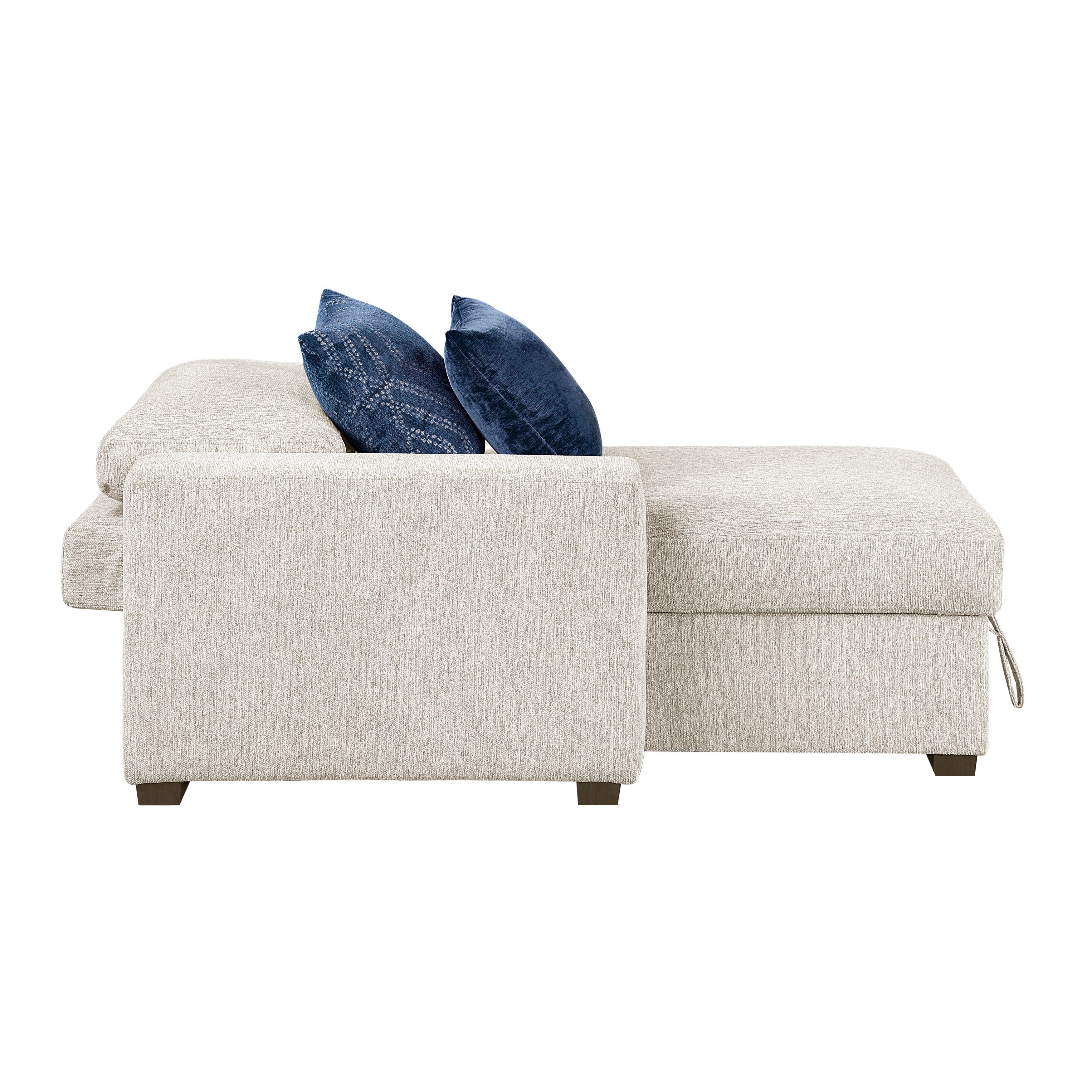 8548BE*2VCA (2)Chaise Lounge with Arms and Hidden Storage, Click Motion Back - 8548BE*2VCA