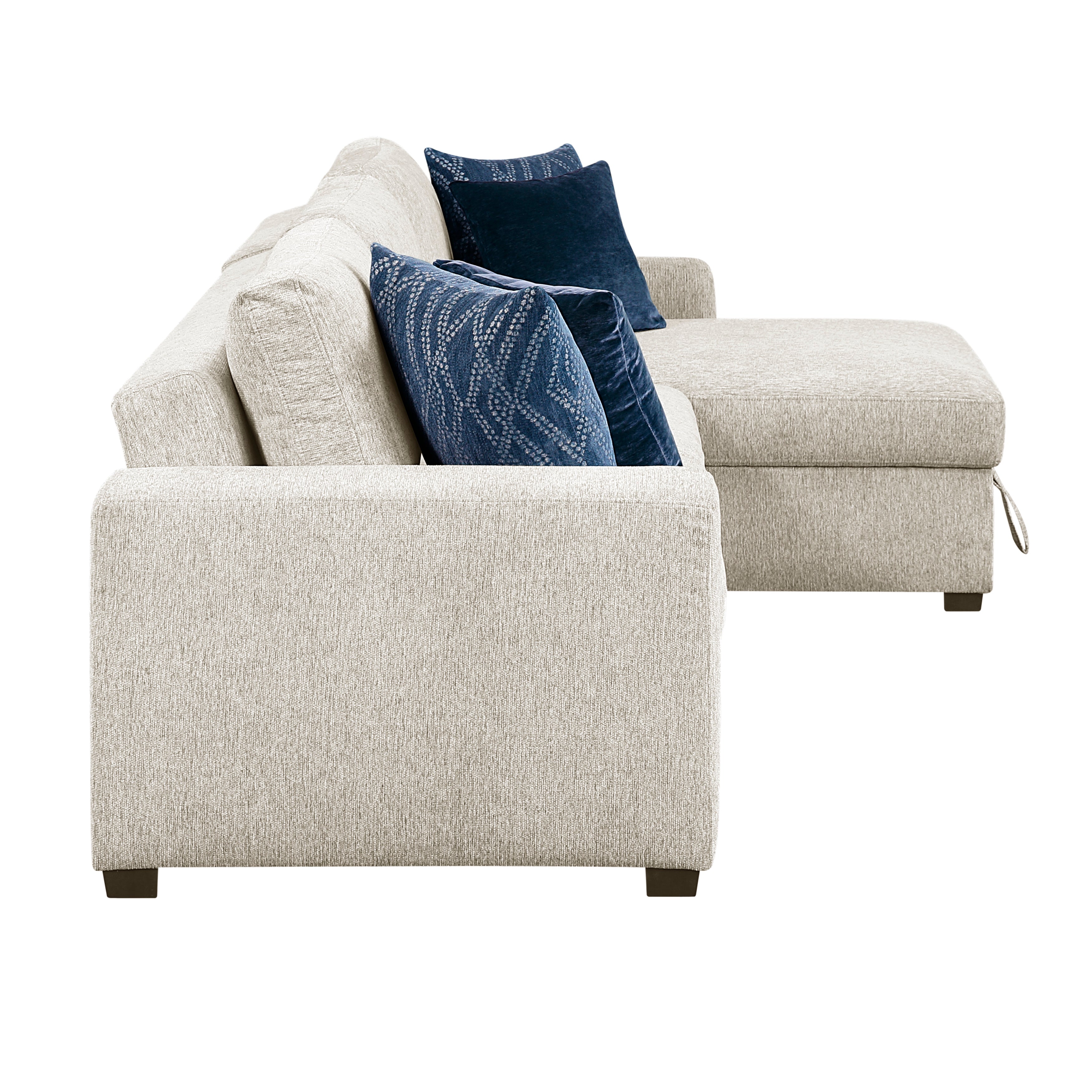 8548BE*3VC2AA (3)2-Piece Sectional with Convertible and Reversible Chaise, Hidden Storage, Click Motion Back - 8548BE*3VC2AA