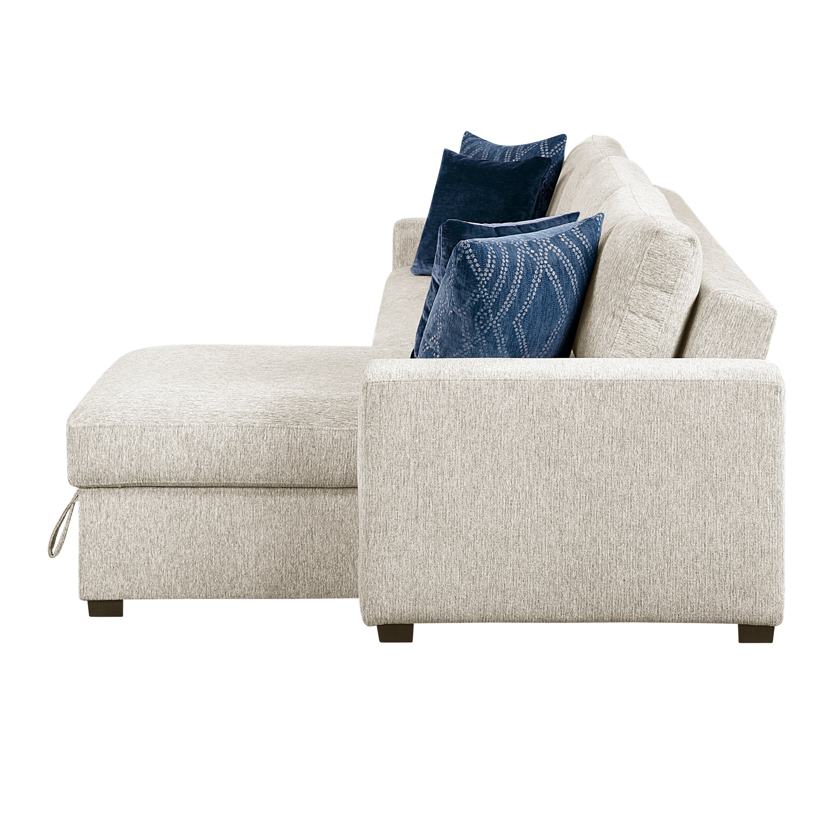 8548BE*3VC2AA (3)2-Piece Sectional with Convertible and Reversible Chaise, Hidden Storage, Click Motion Back - 8548BE*3VC2AA