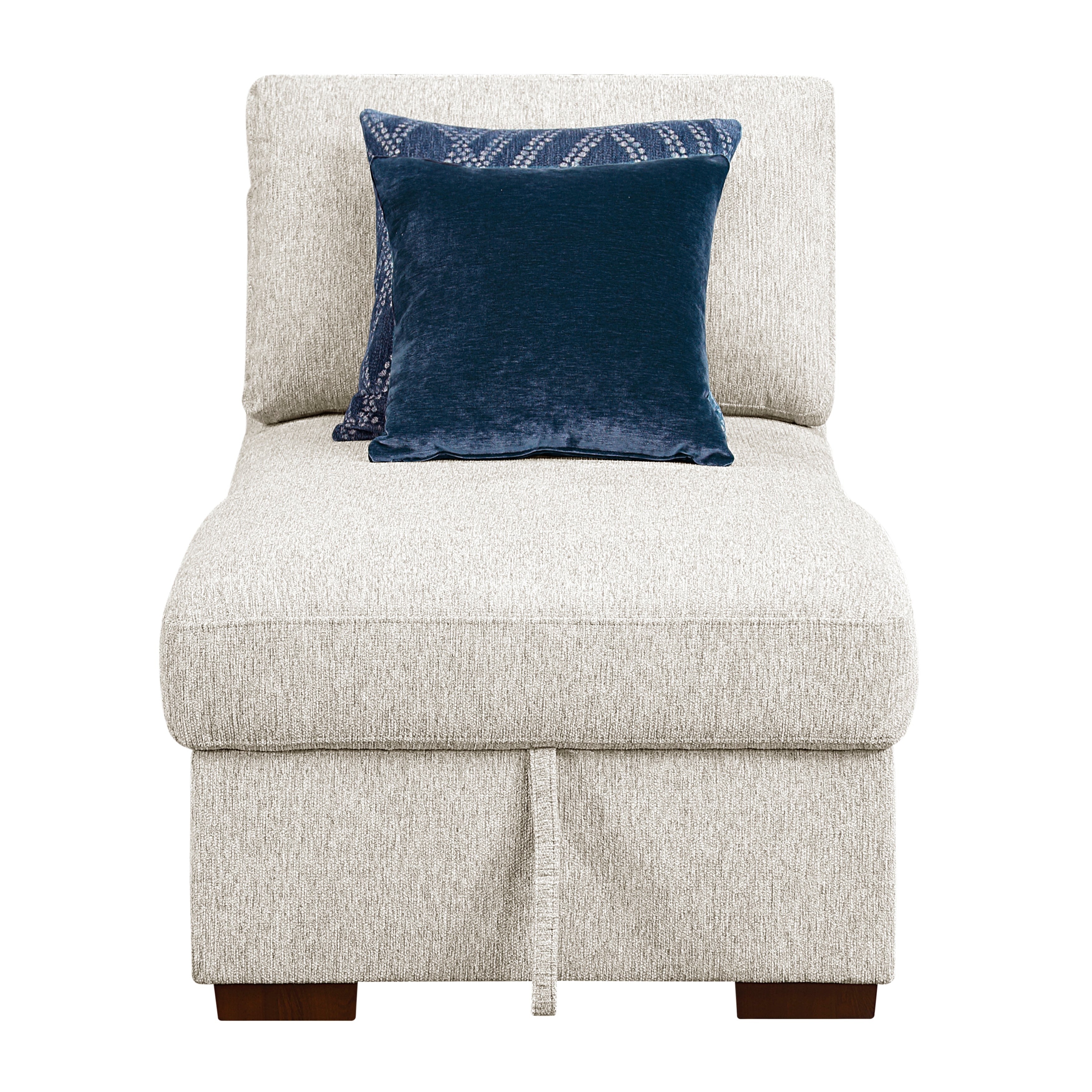 8548BE*4VC2ACLAOT (4)3-Piece Sectional with Reversible Chaise, Pull-out Bed, Hidden Storage and Ottoman, Click Motion Back - 8548BE*4VC2ACLAOT