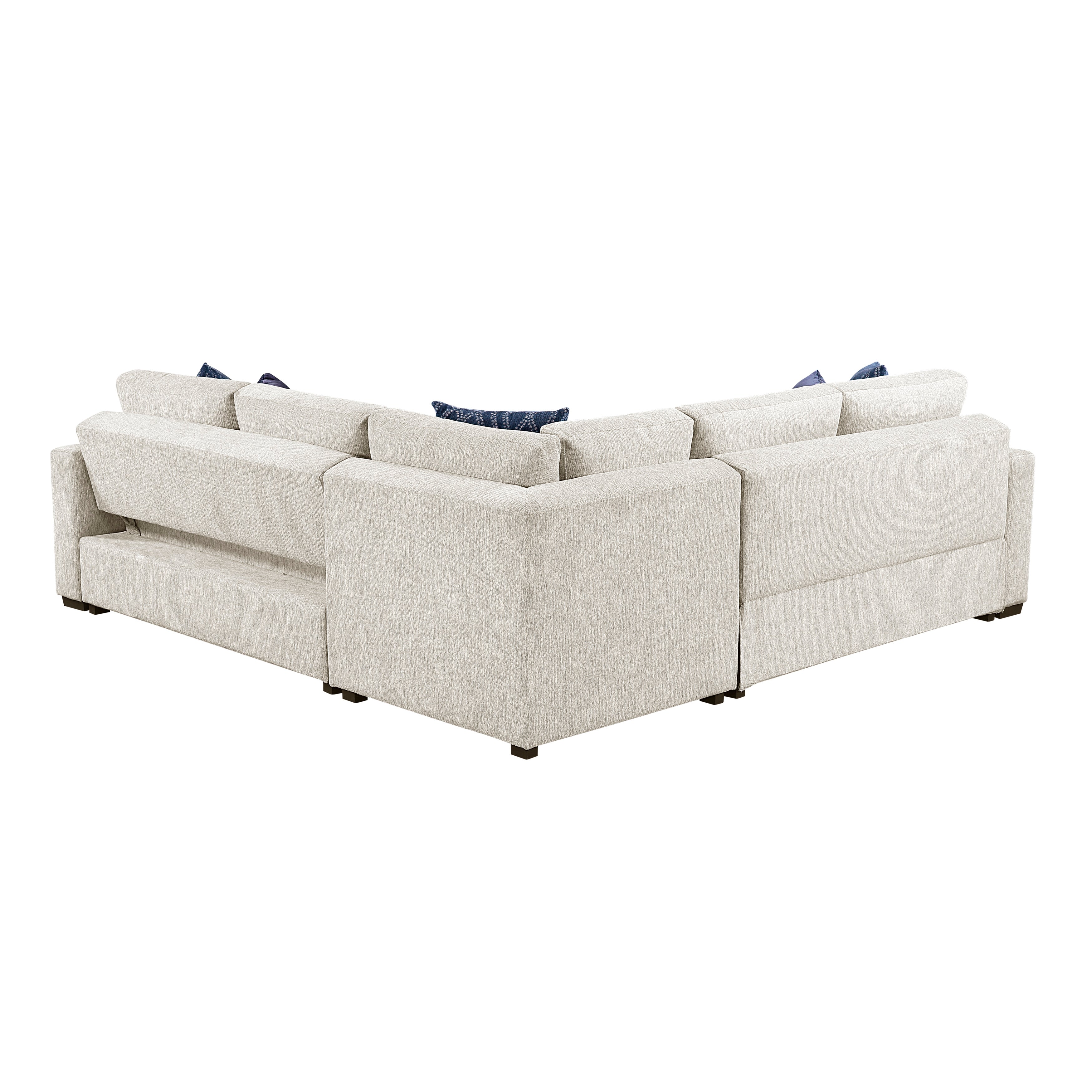 8548BE*52ACLCR2AAOT (5)4-Piece Sectional with Pull-out Bed and Ottoman - 8548BE*52ACLCR2AAOT