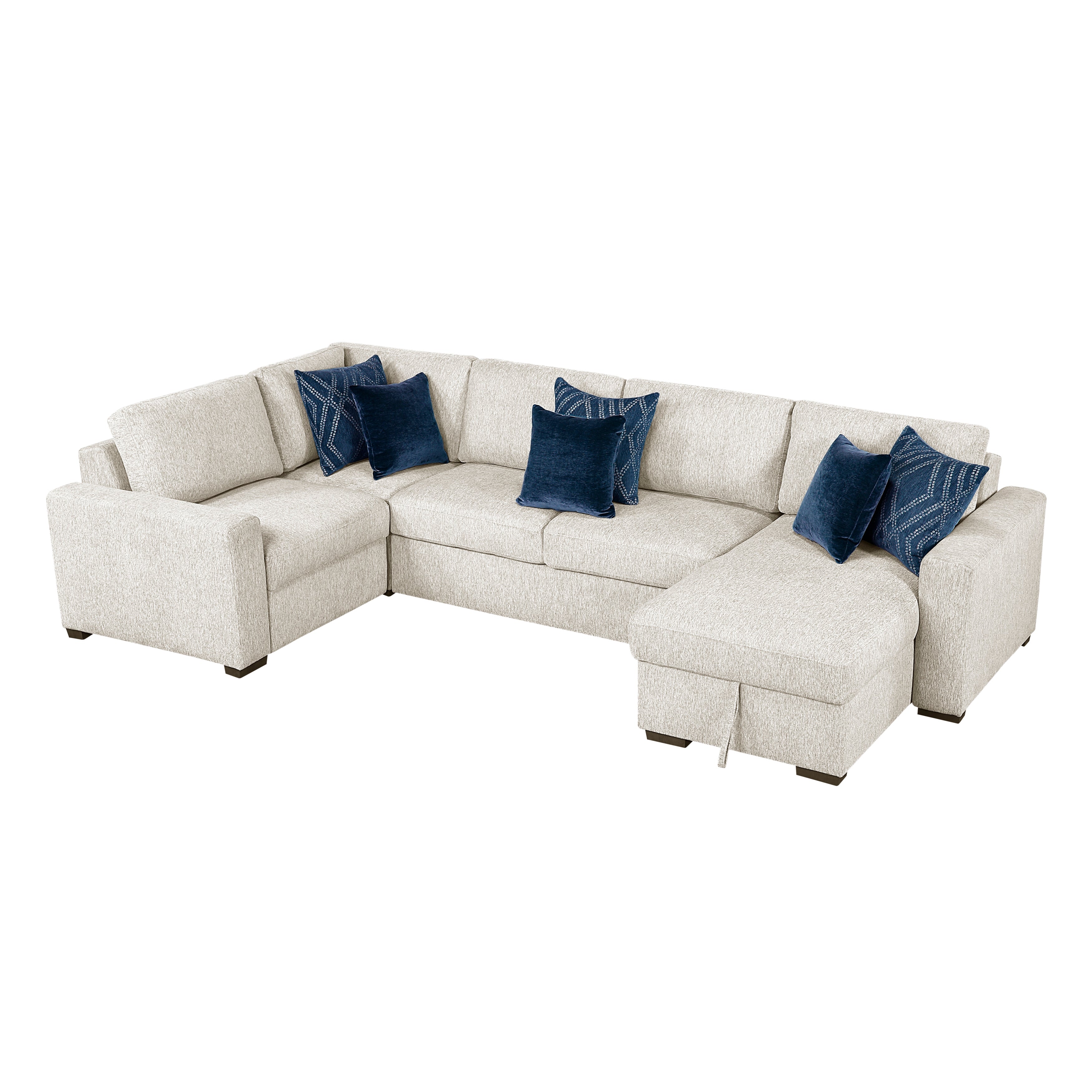 8548BE*5VC2ACRACA (5)4-Piece Sectional with Reversible Chaise and Hidden Storage - 8548BE*5VC2ACRACA