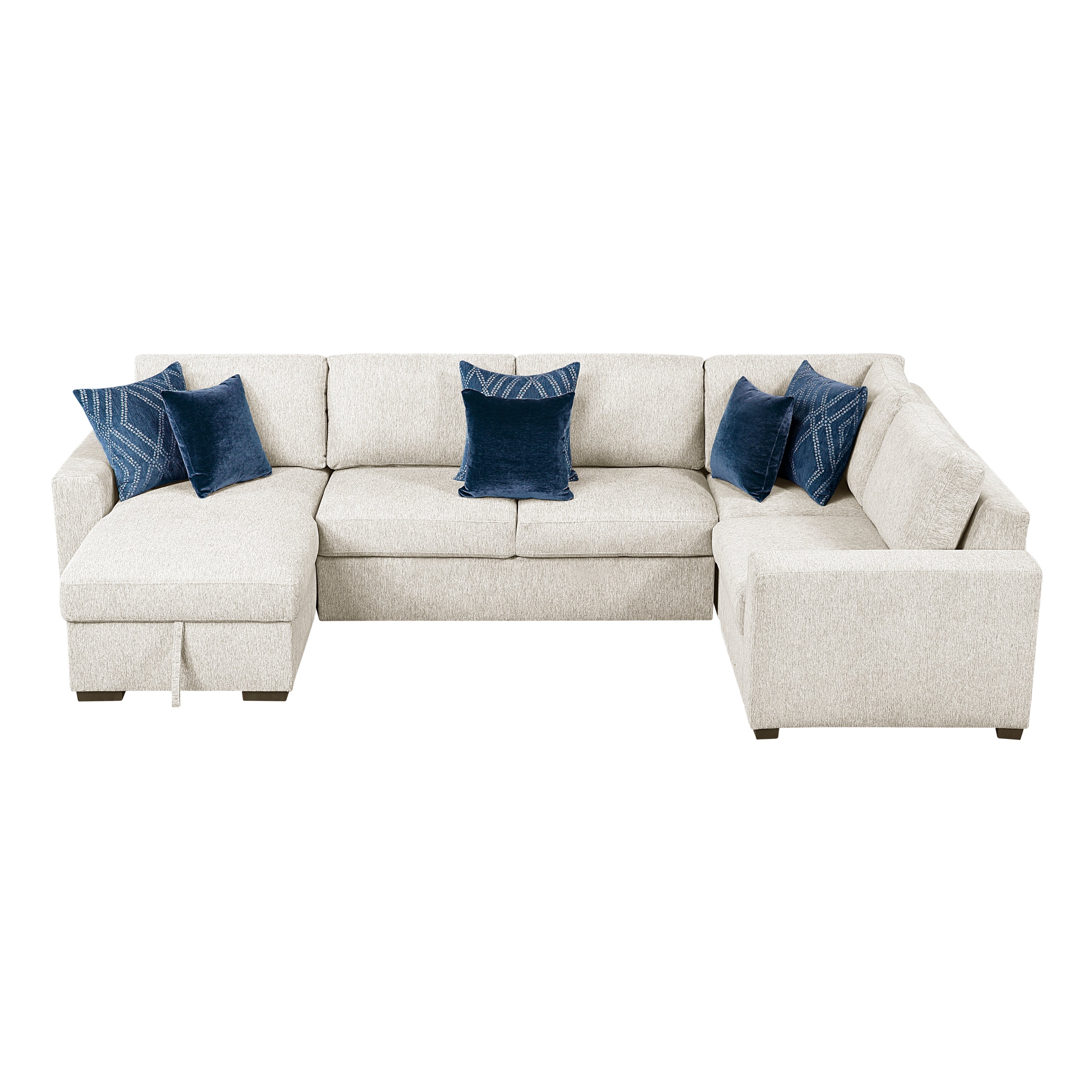 8548BE*5VC2ACRACA (5)4-Piece Sectional with Reversible Chaise and Hidden Storage - 8548BE*5VC2ACRACA