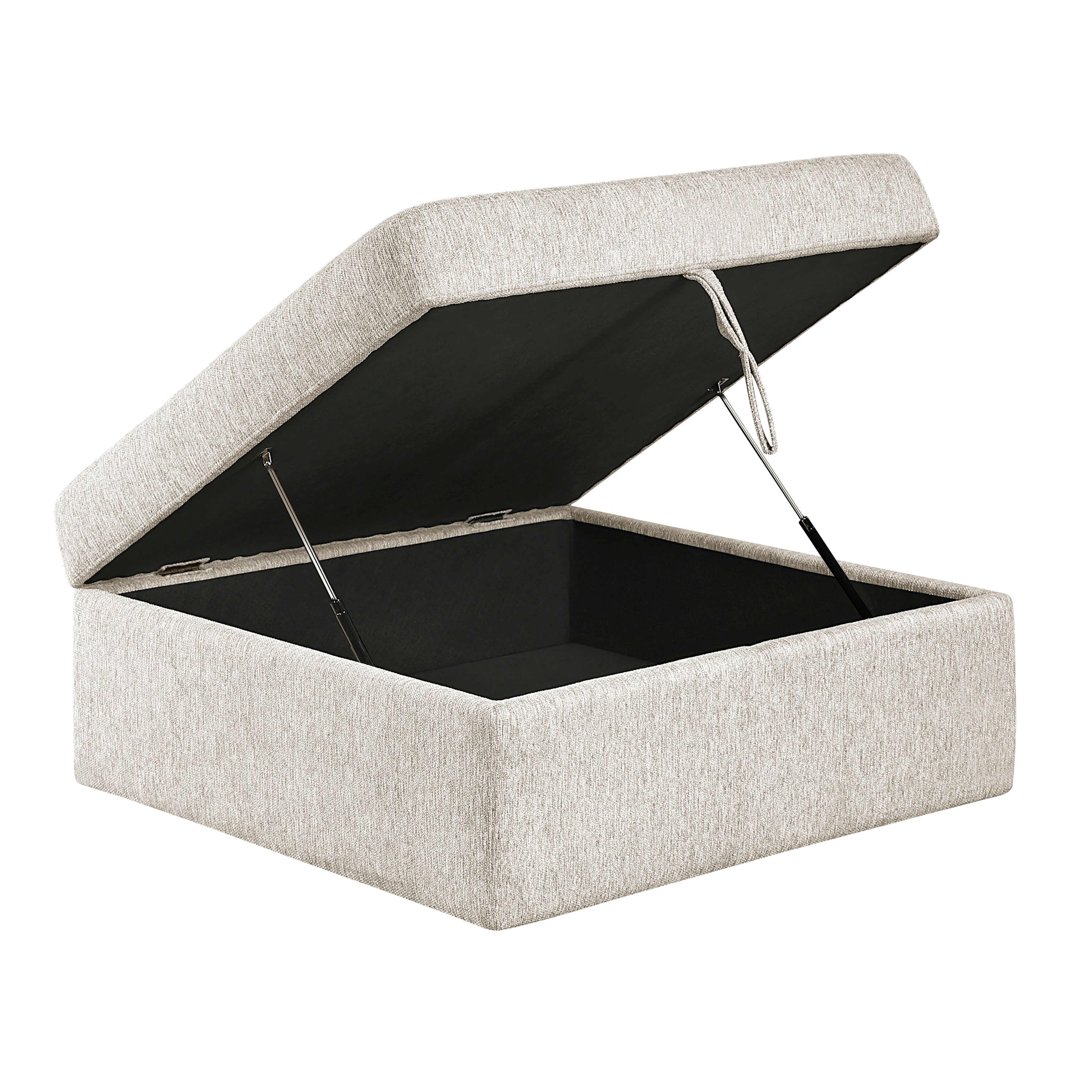 8548BE-OT Storage Ottoman with Casters - 8548BE-OT