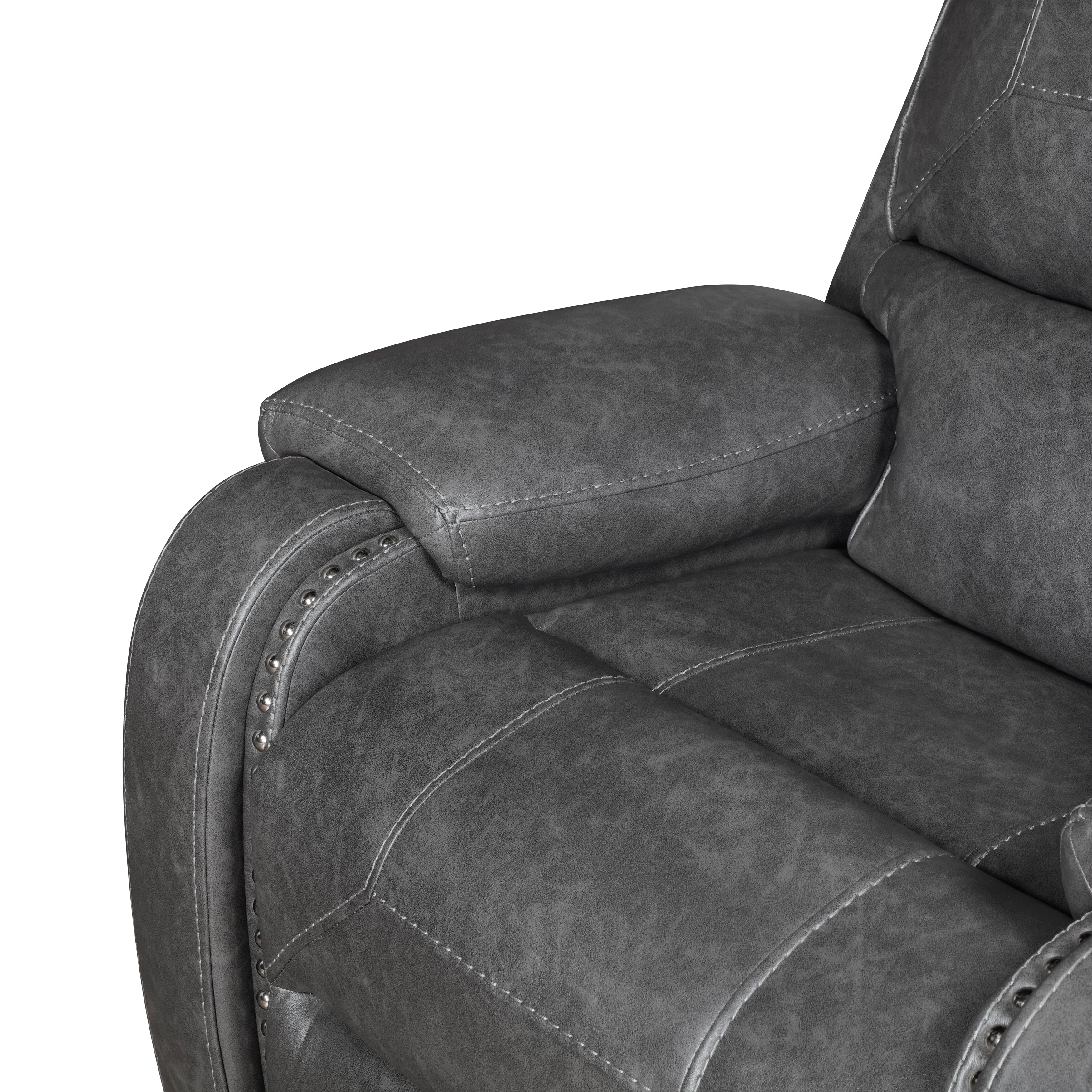 8549GRY-1 SWIVEL GLIDER RECLINING CHAIR - 8549GRY-1