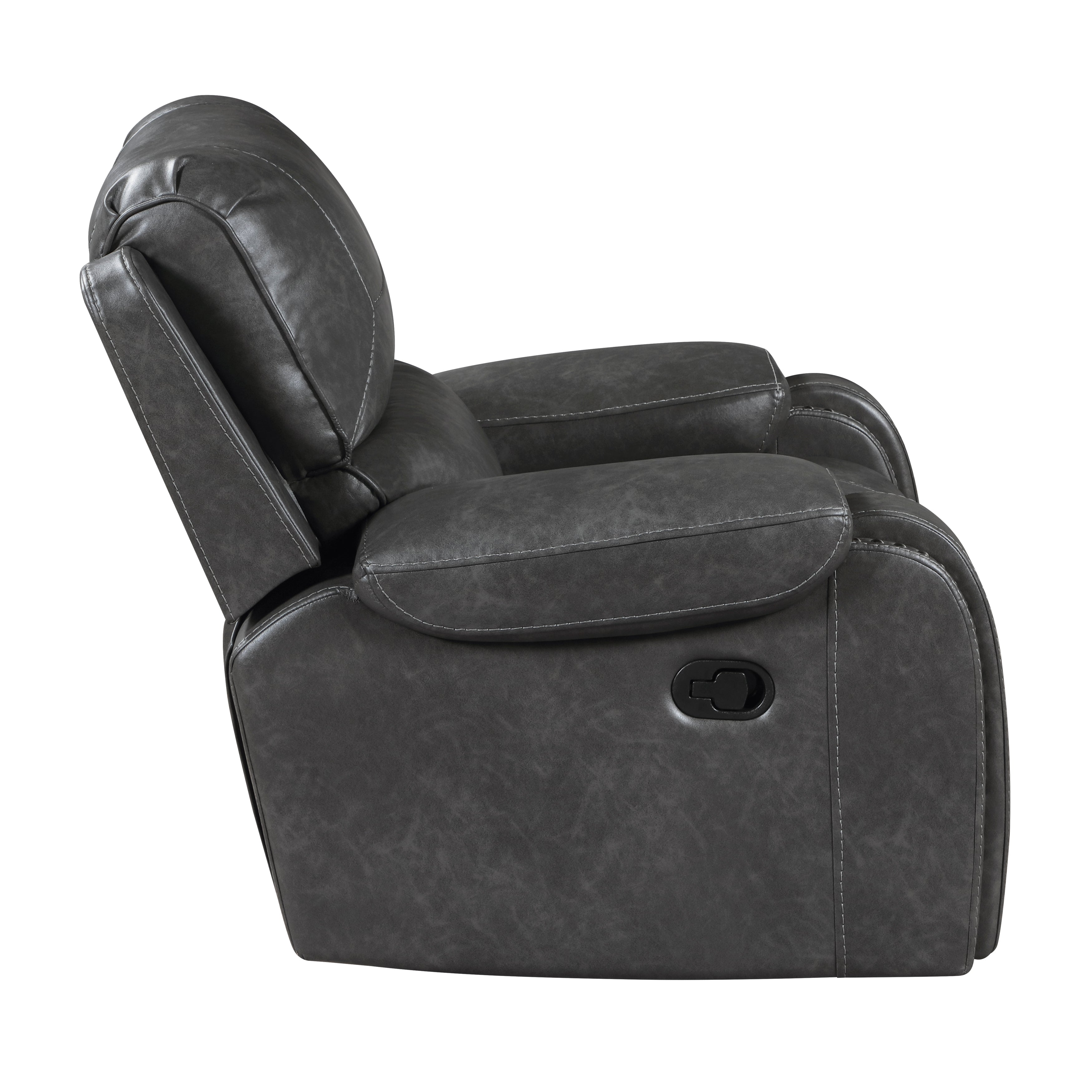 Newnan Gray Double Reclining Living Room Set from Homelegance - Luna Furniture