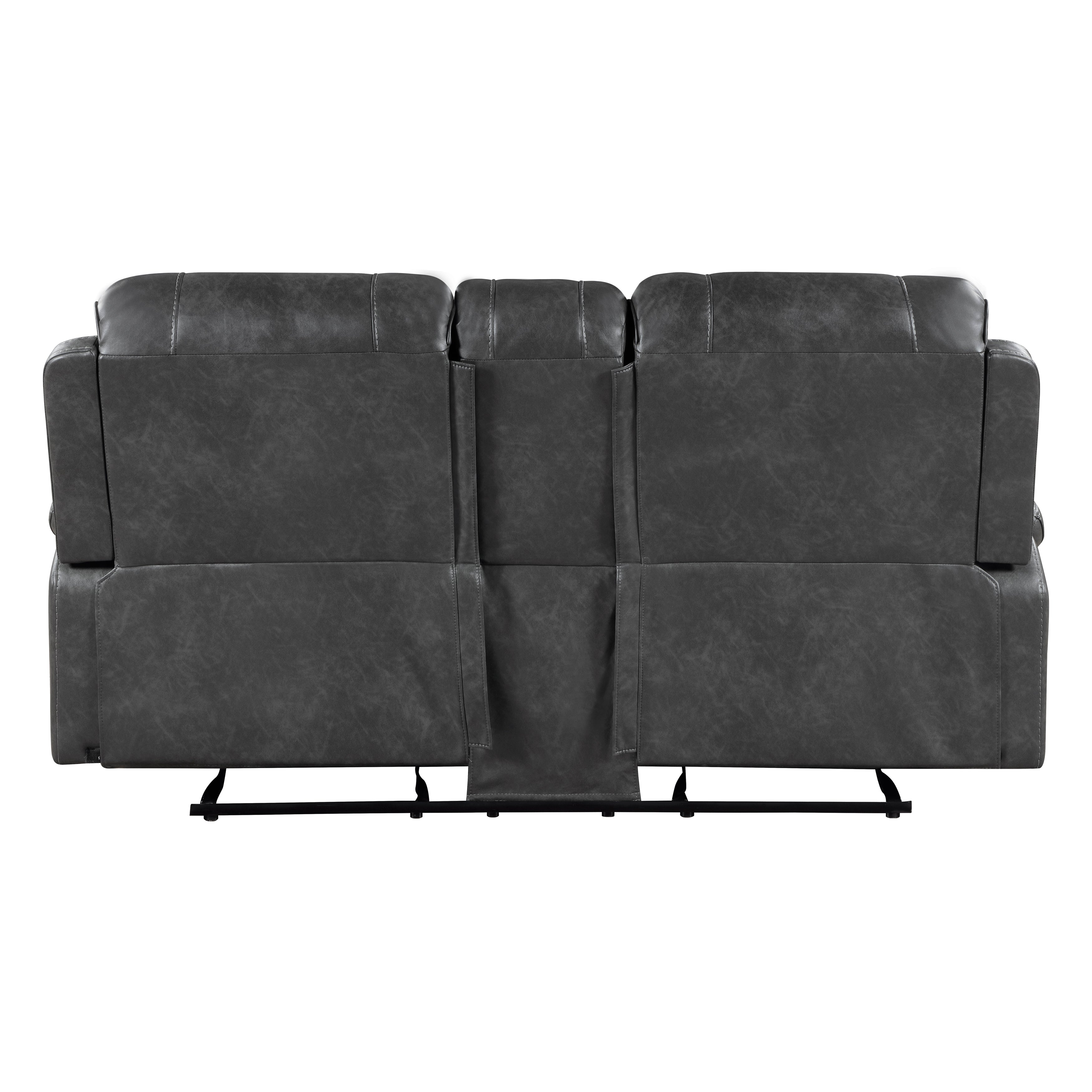 8549GRY*2 2pc Set: Sofa, Love - 8549GRY*2