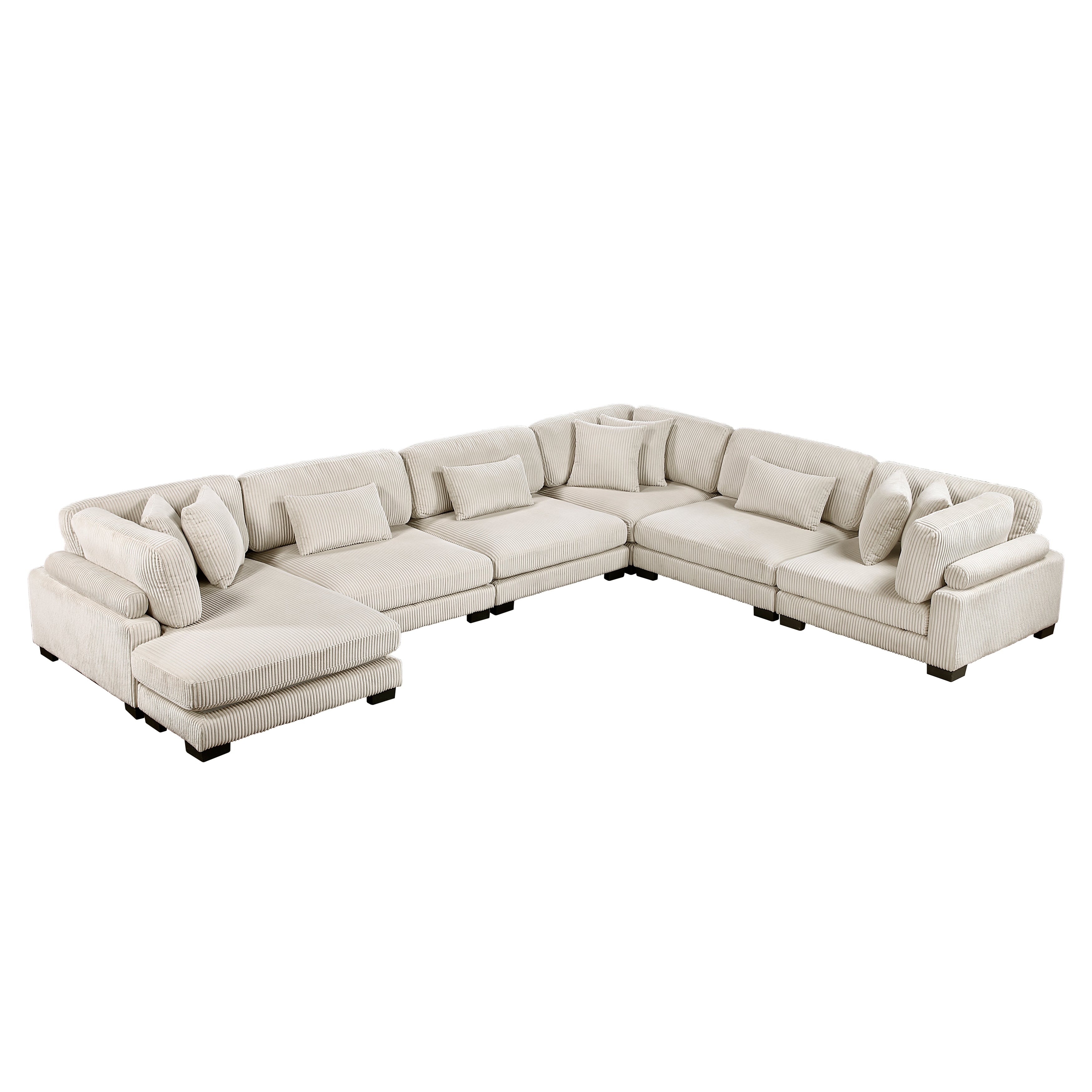 8555BE*2CR3ACVC (6)6-Piece Modular Sectional with Reversible Chaise - 8555BE*2CR3ACVC