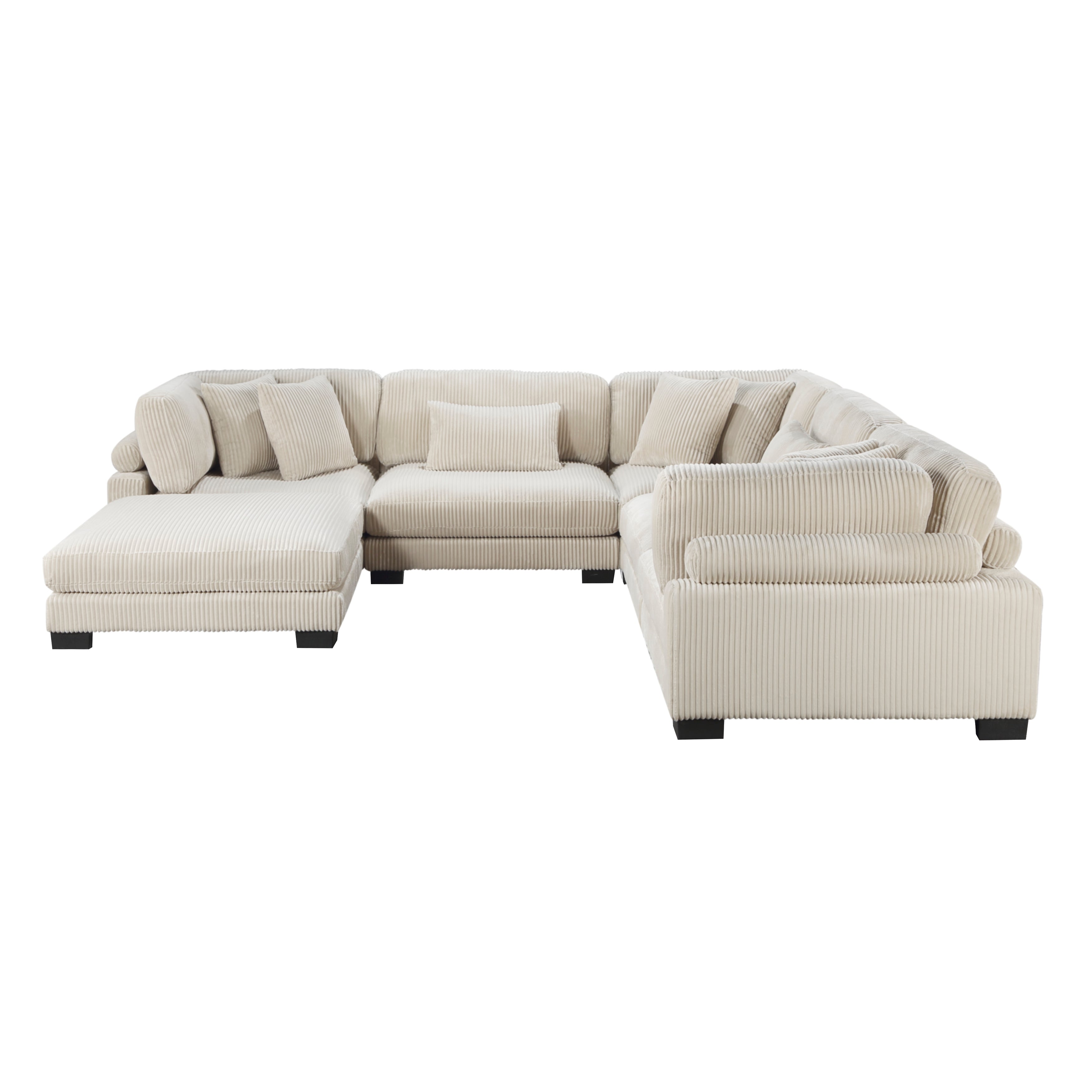 8555BE*3CR2ACOT (6)6-Piece Modular Sectional with Ottoman - 8555BE*3CR2ACOT