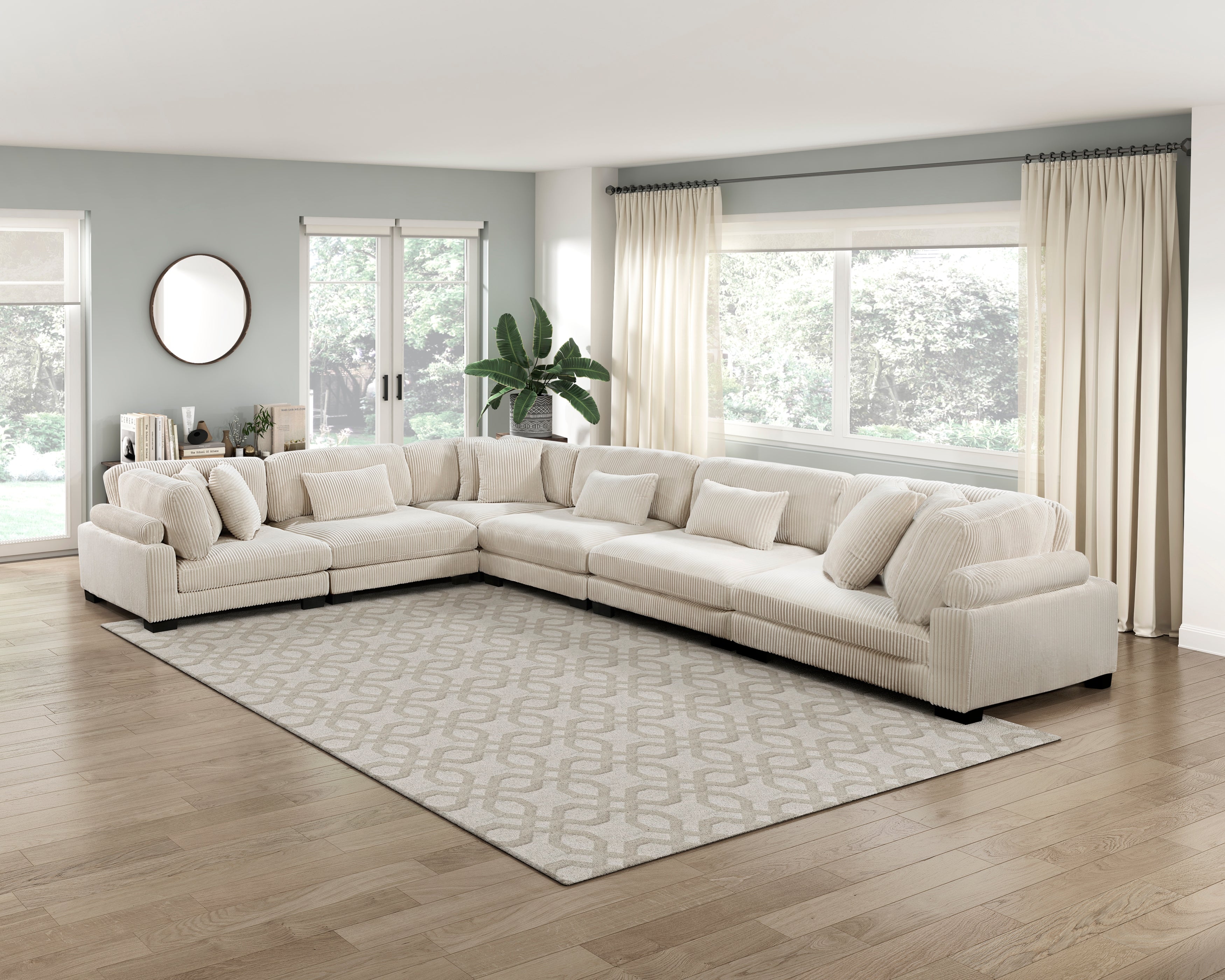 8555BE*3CR3AC (6)6-Piece Modular Sectional - 8555BE*3CR3AC