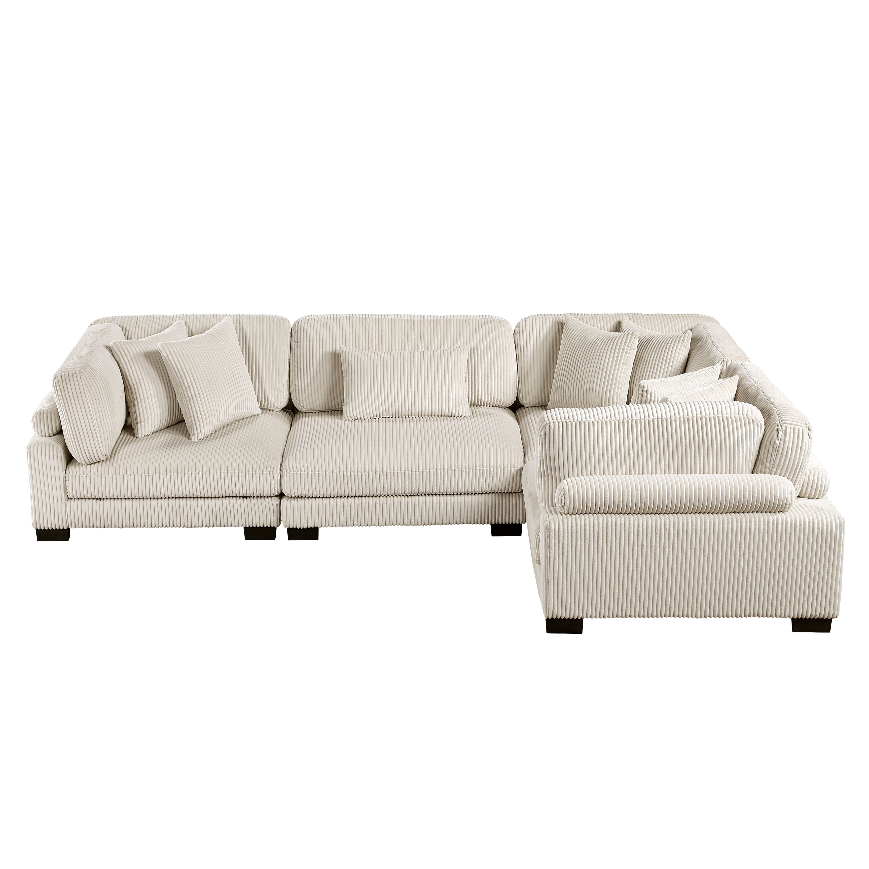 8555BE*3CRAC (4)4-Piece Modular Sectional - 8555BE*3CRAC