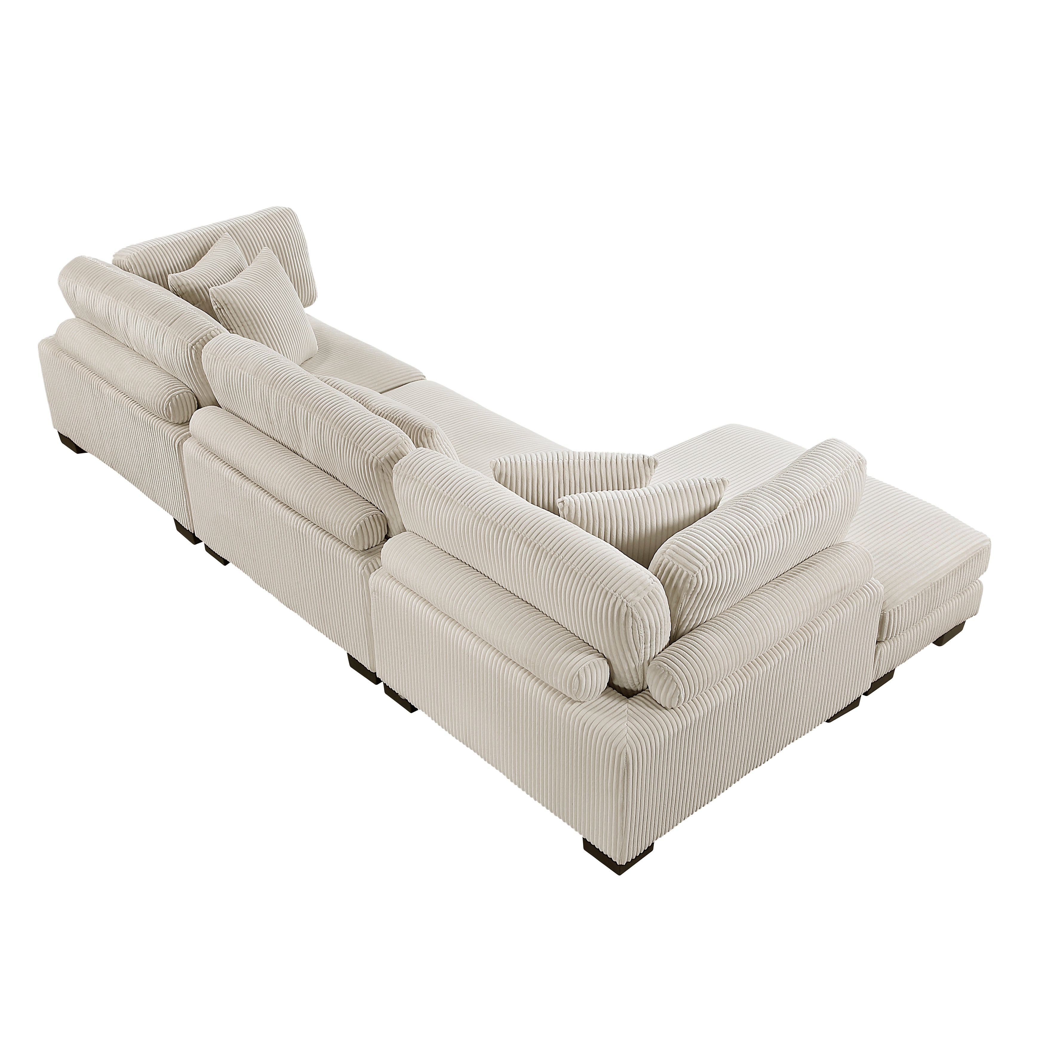 8555BE*CRACVC (3)3-Piece Modular Sectional with Reversible Chaise - 8555BE*CRACVC