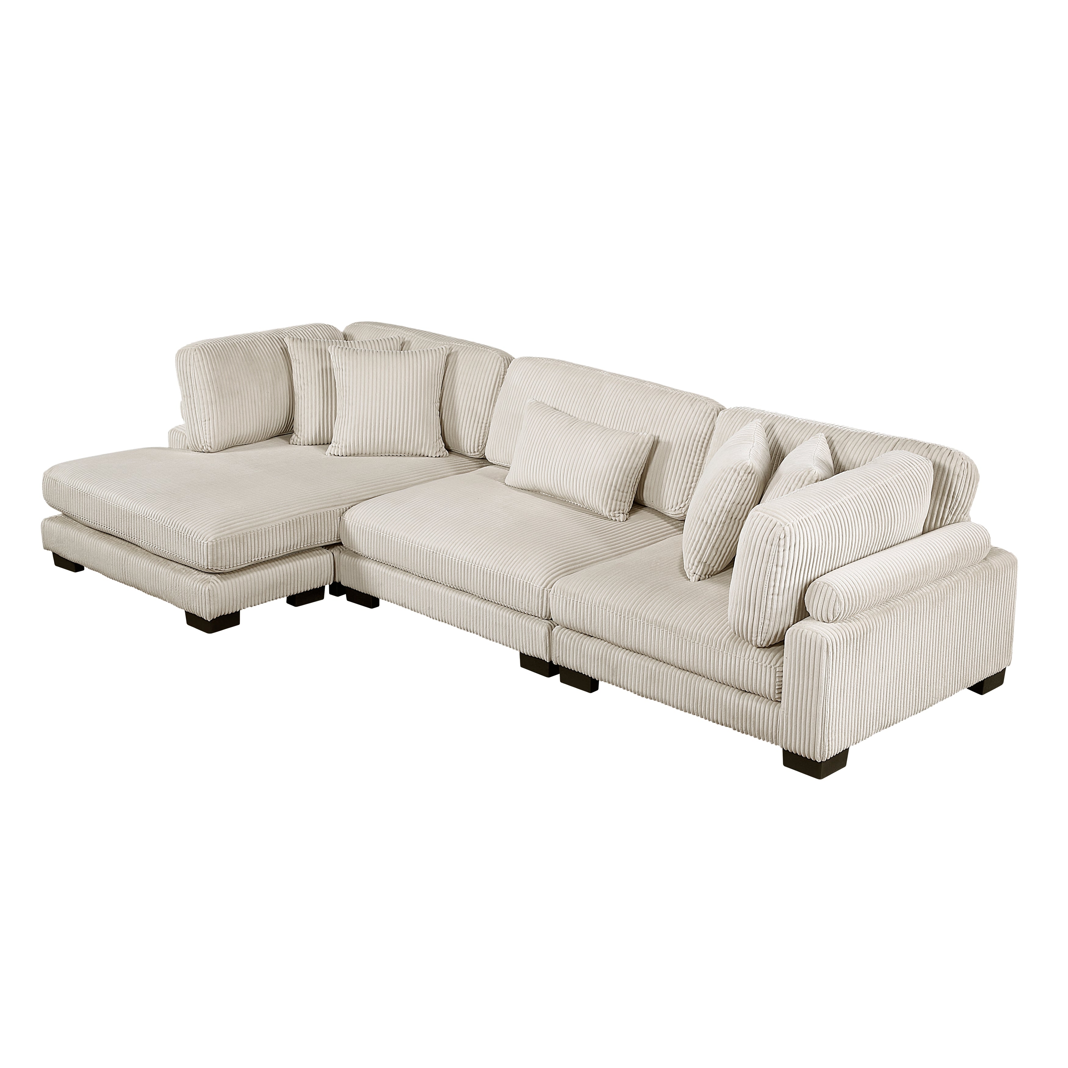 8555BE*CRACVC (3)3-Piece Modular Sectional with Reversible Chaise - 8555BE*CRACVC
