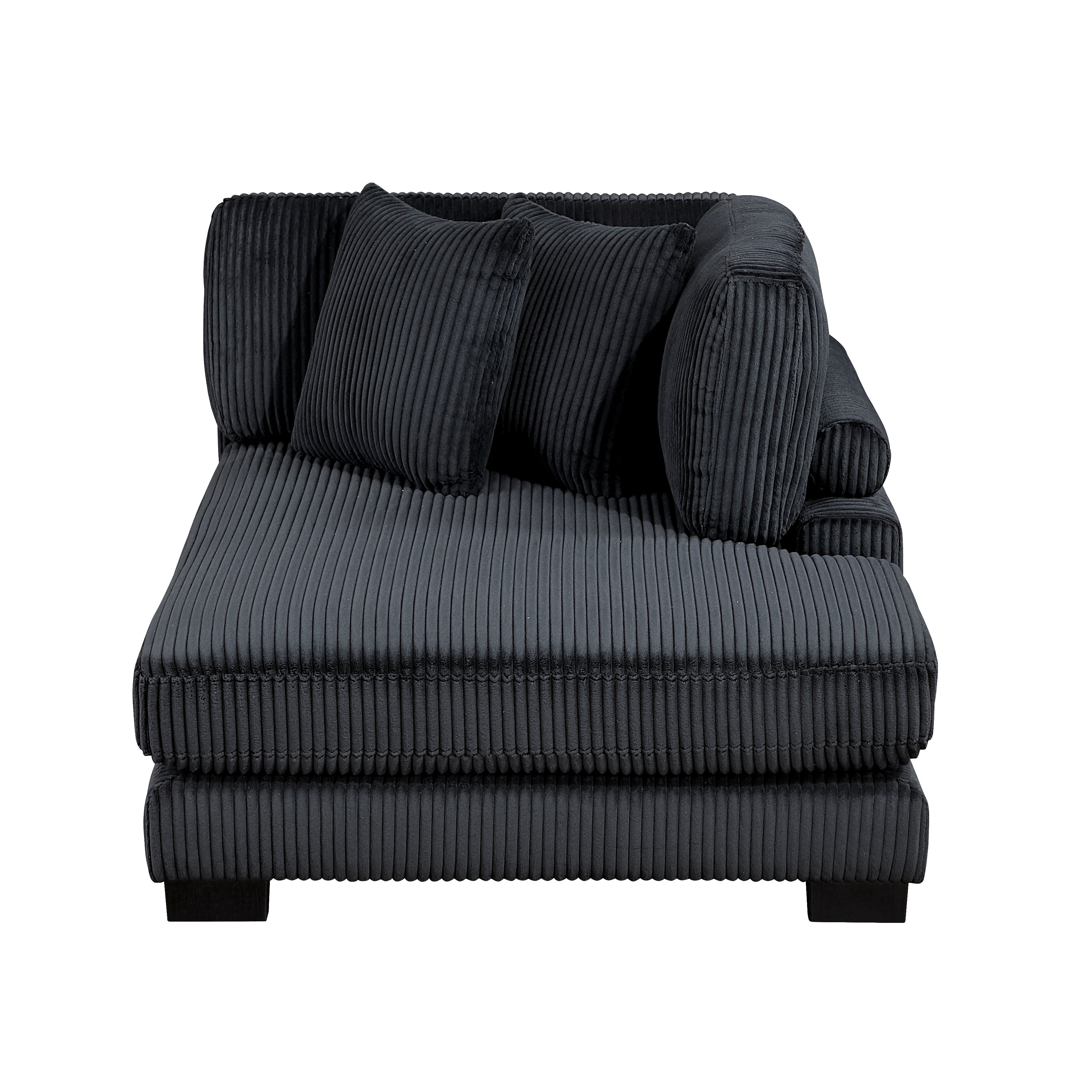 8555BK*2CR3ACVC (6)6-Piece Modular Sectional with Reversible Chaise - 8555BK*2CR3ACVC