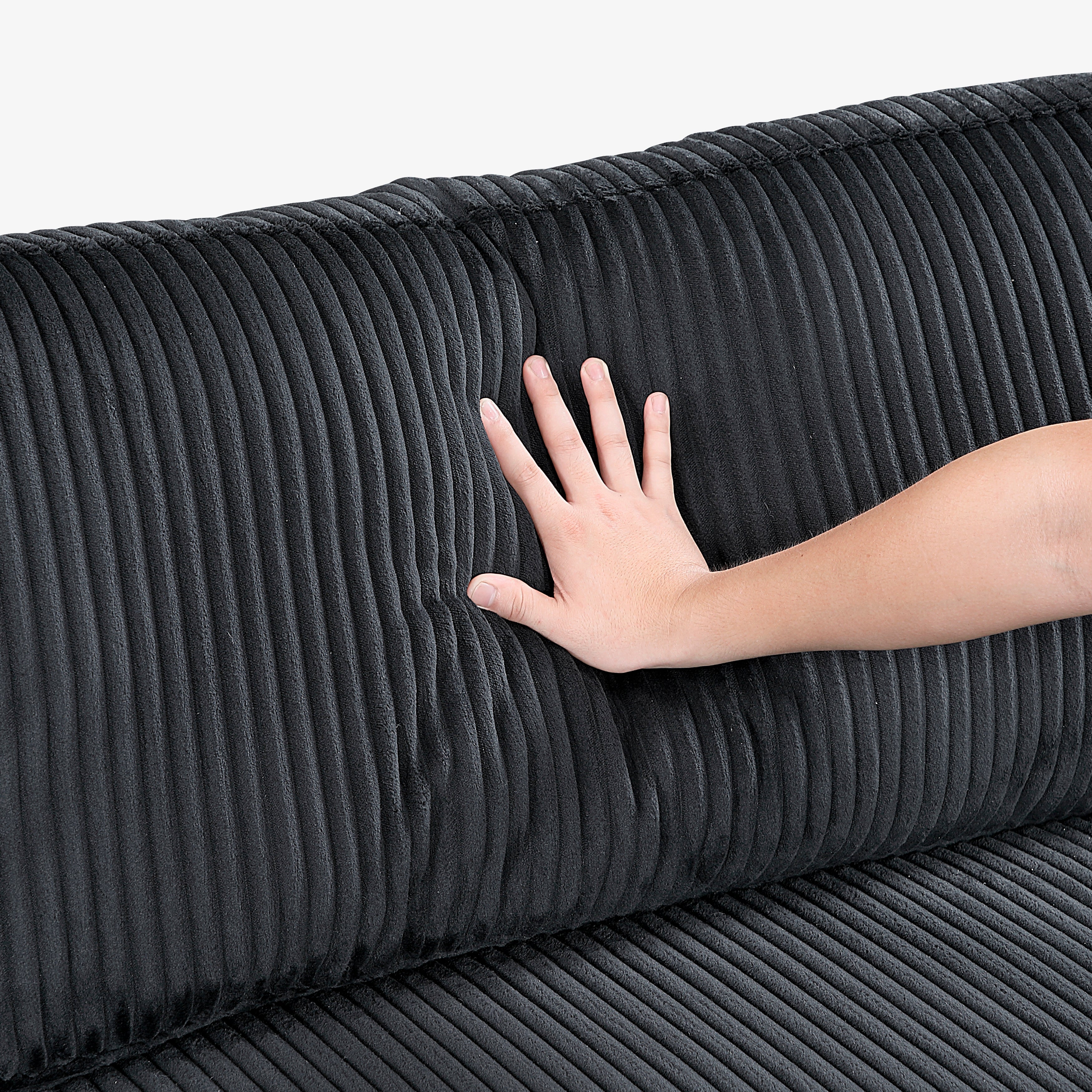 8555BK*3CR3AC (6)6-Piece Modular Sectional - 8555BK*3CR3AC