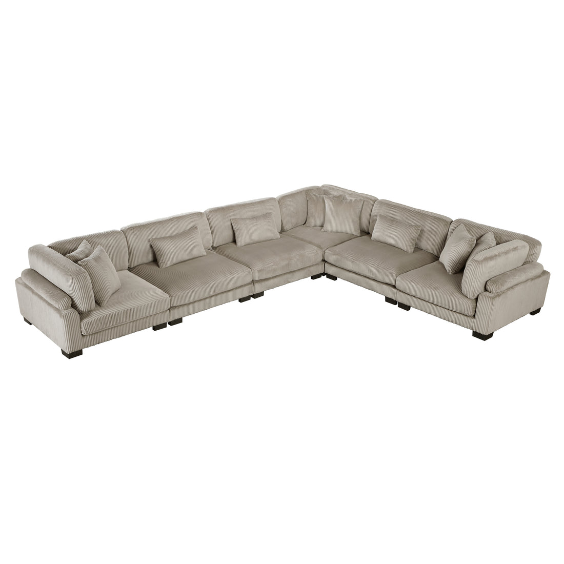 8555GB*3CR3AC (6)6-Piece Modular Sectional - 8555GB*3CR3AC