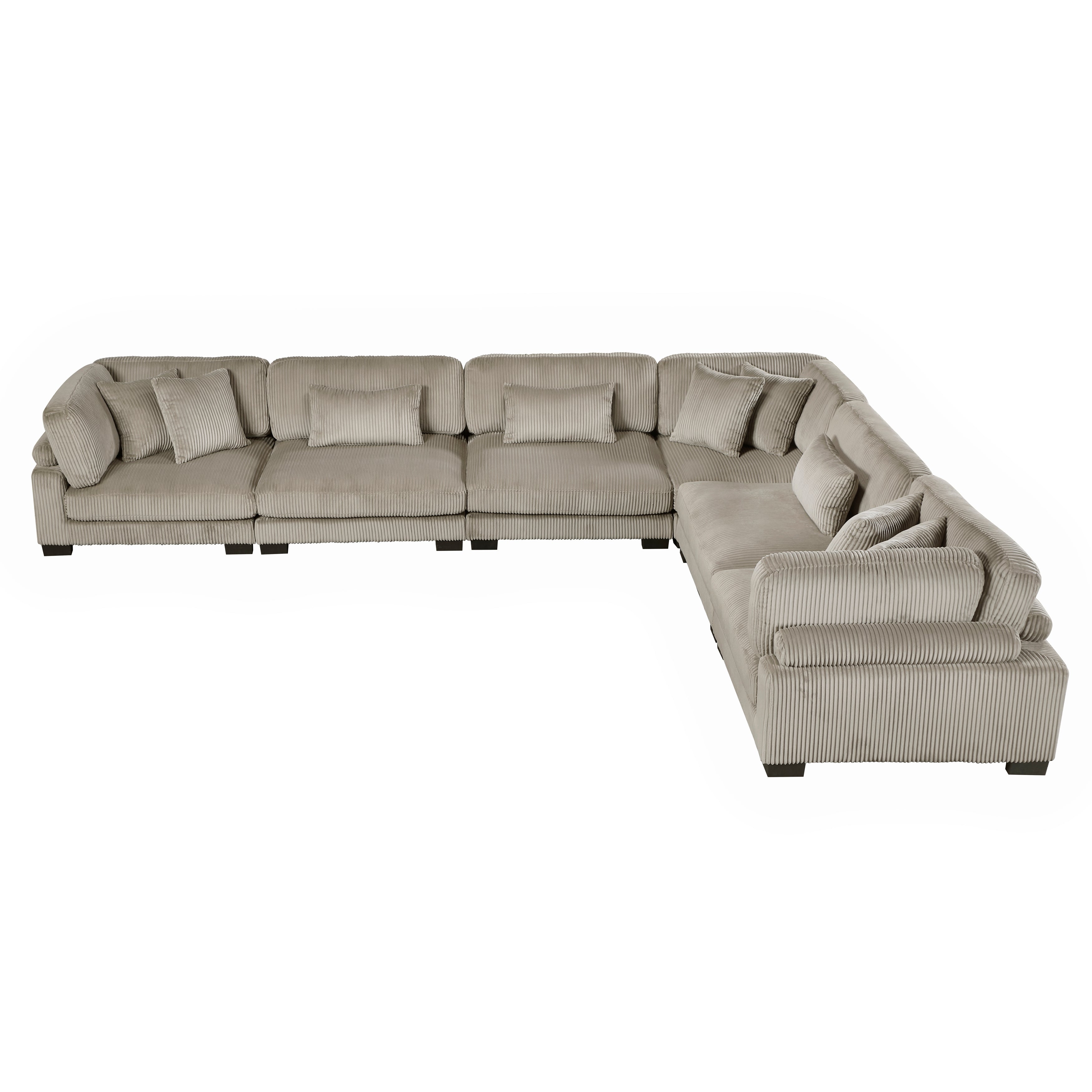 8555GB*3CR3AC (6)6-Piece Modular Sectional - 8555GB*3CR3AC
