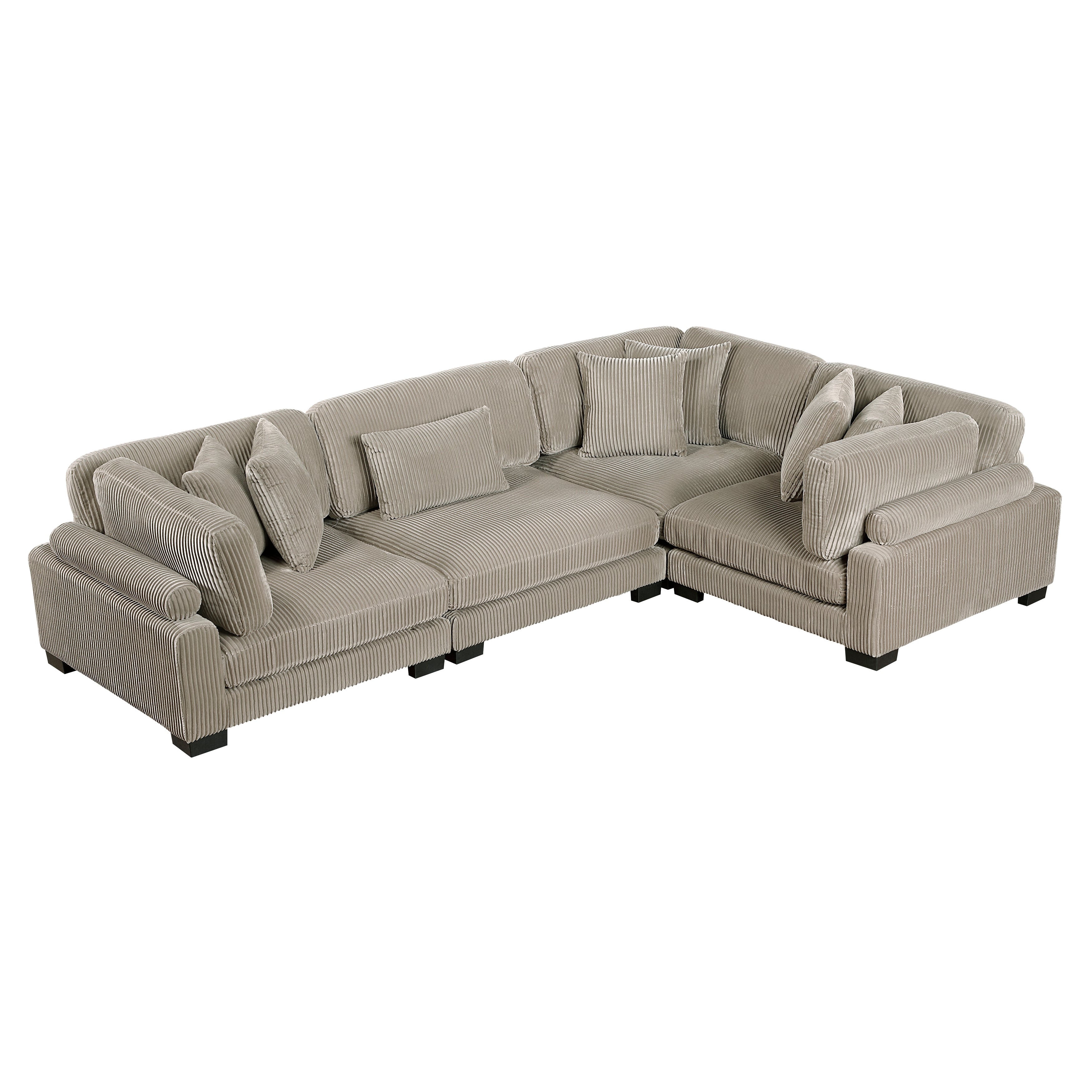 8555GB*3CRAC (4)4-Piece Modular Sectional - 8555GB*3CRAC
