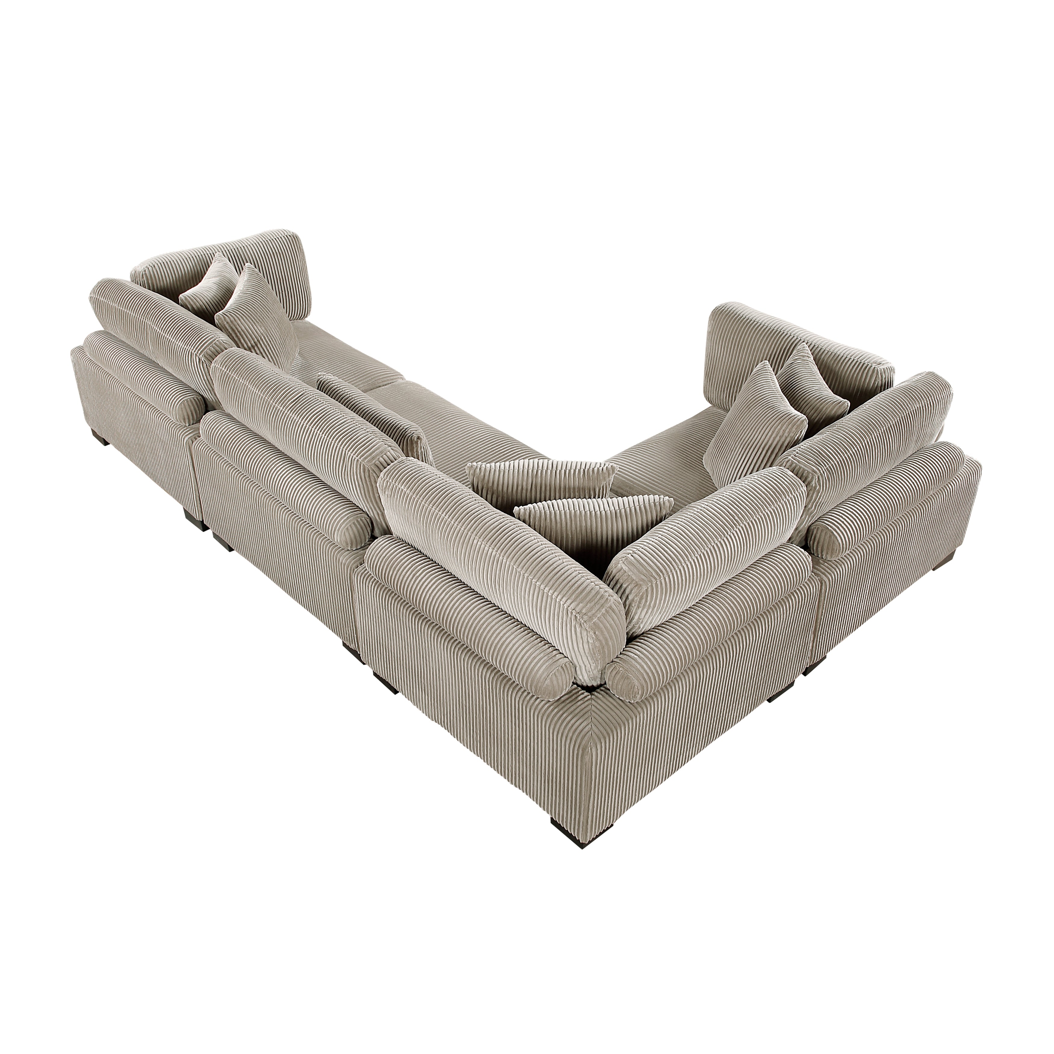 8555GB*3CRAC (4)4-Piece Modular Sectional - 8555GB*3CRAC