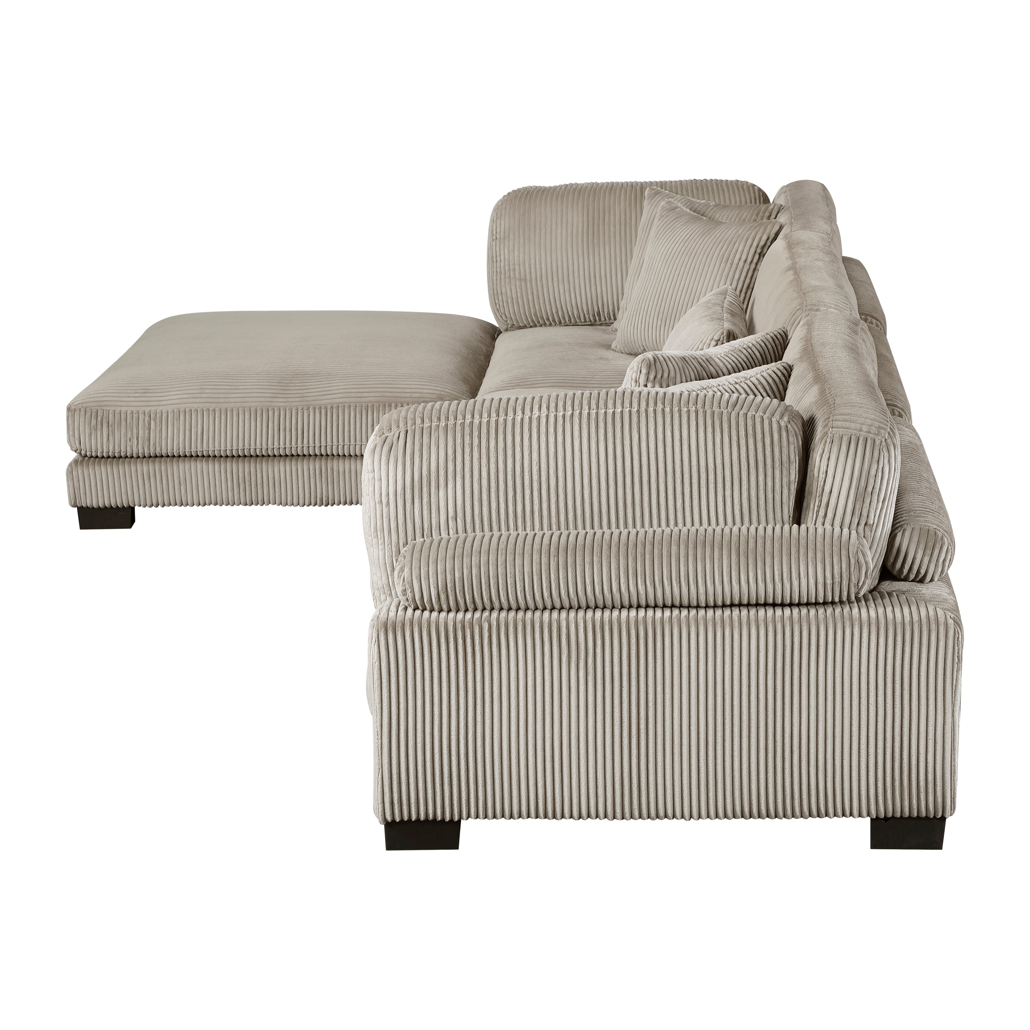8555GB*4OT (4)4-Piece Modular Sectional with Ottoman - 8555GB*4OT
