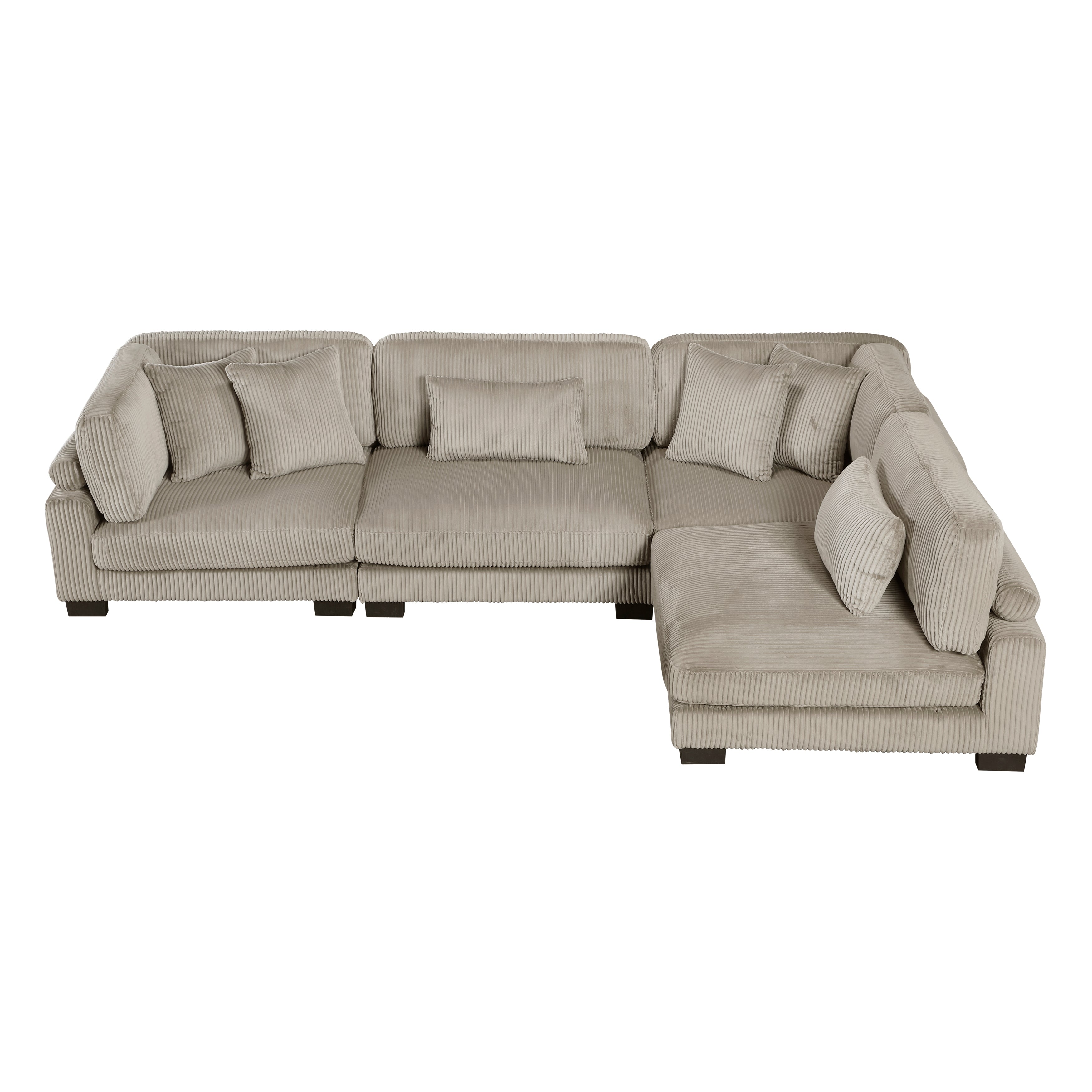 8555GB*4SC (4)4-Piece Modular Sectional - 8555GB*4SC