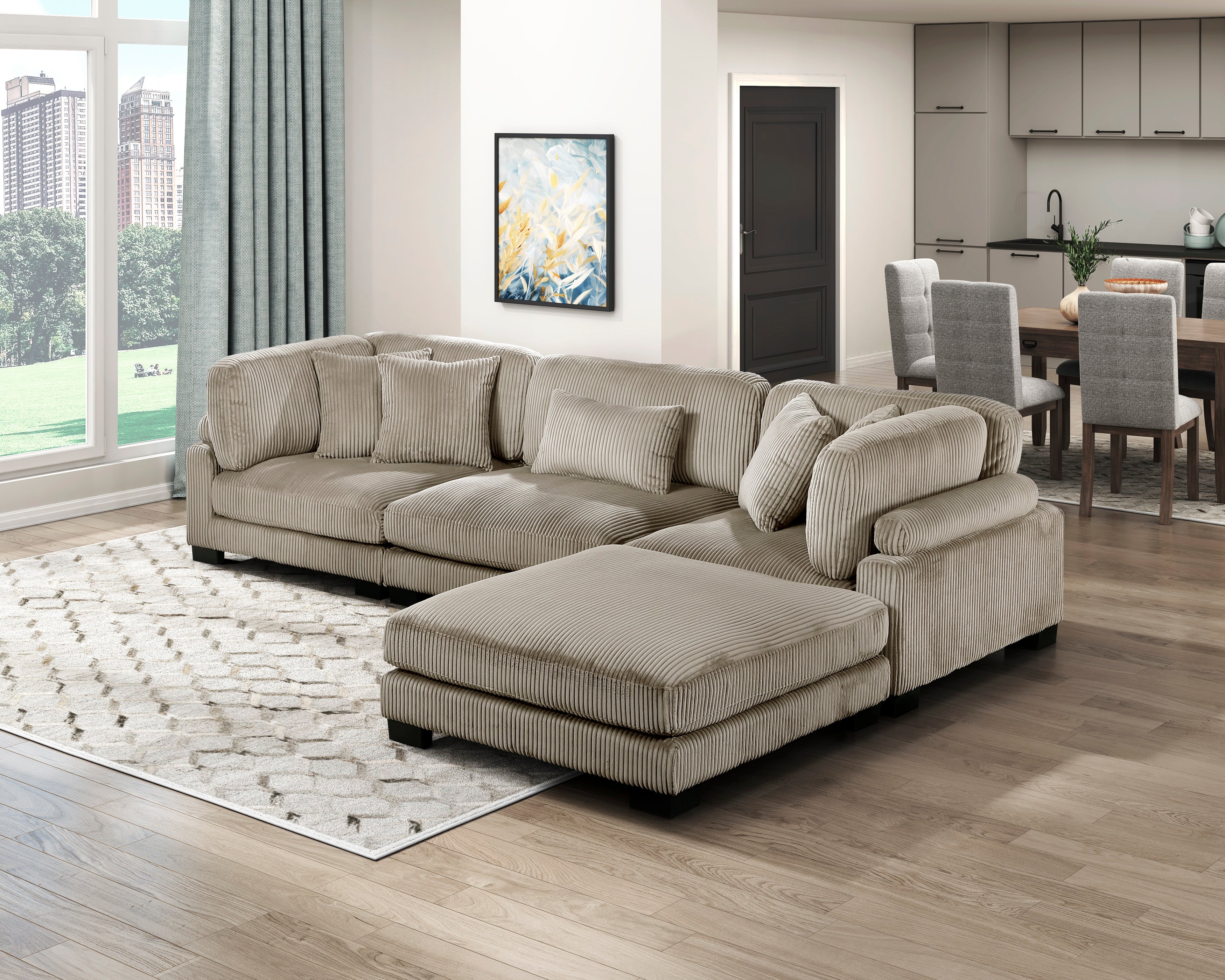 8555GB-AC Armless Chair - 8555GB-AC
