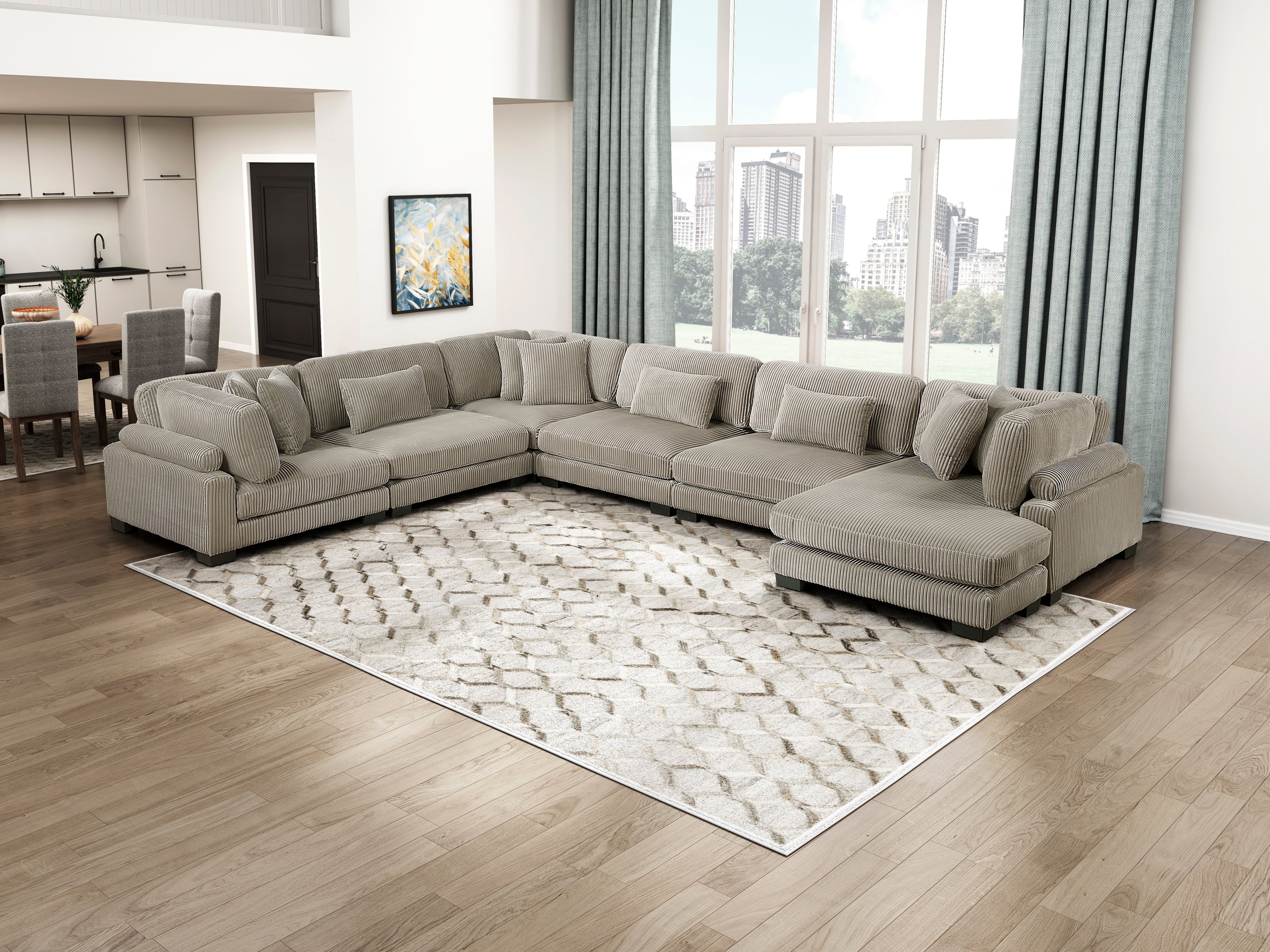 8555GB-VC Reversible Chaise - 8555GB-VC