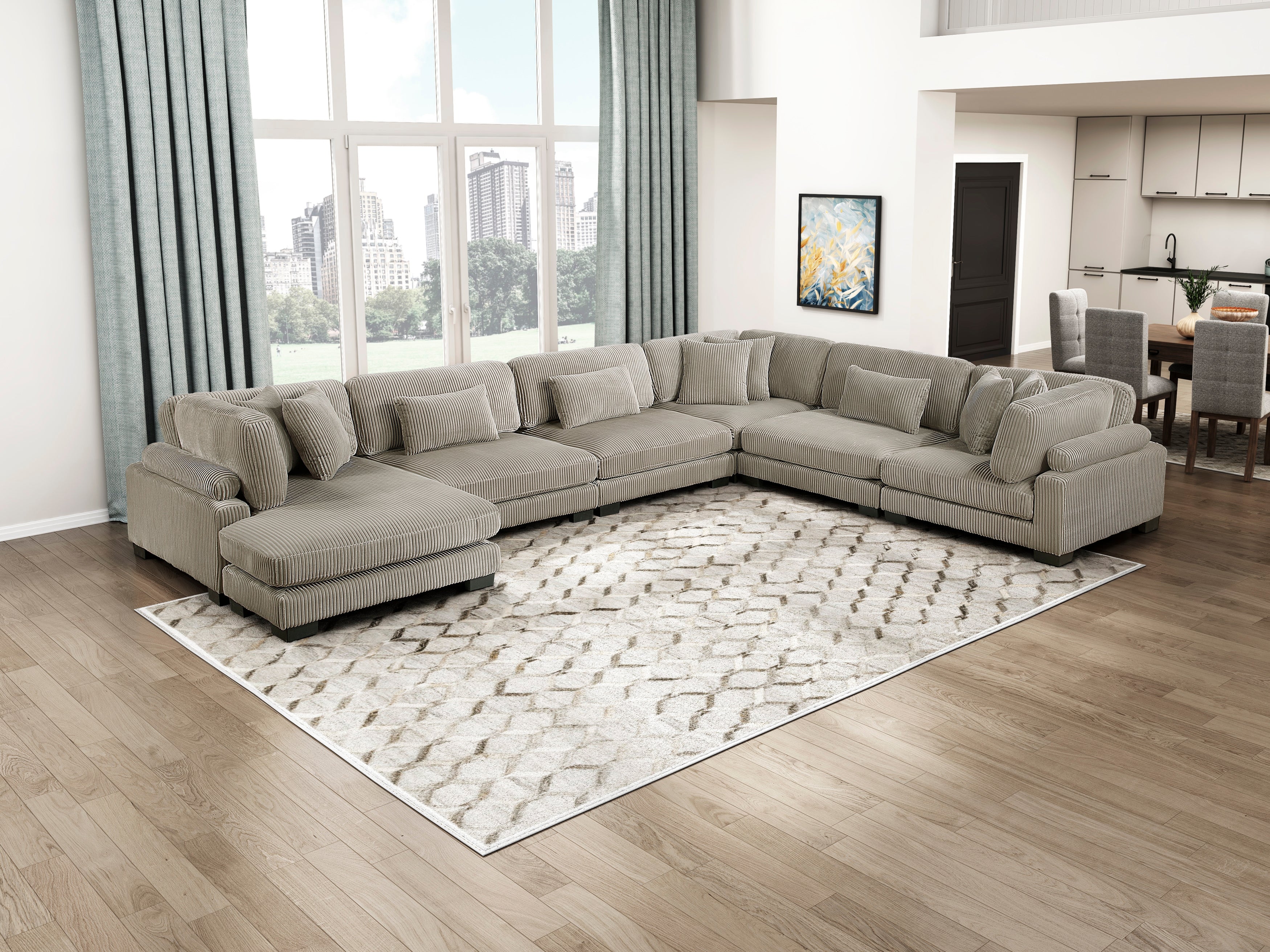 8555GB-VC Reversible Chaise - 8555GB-VC