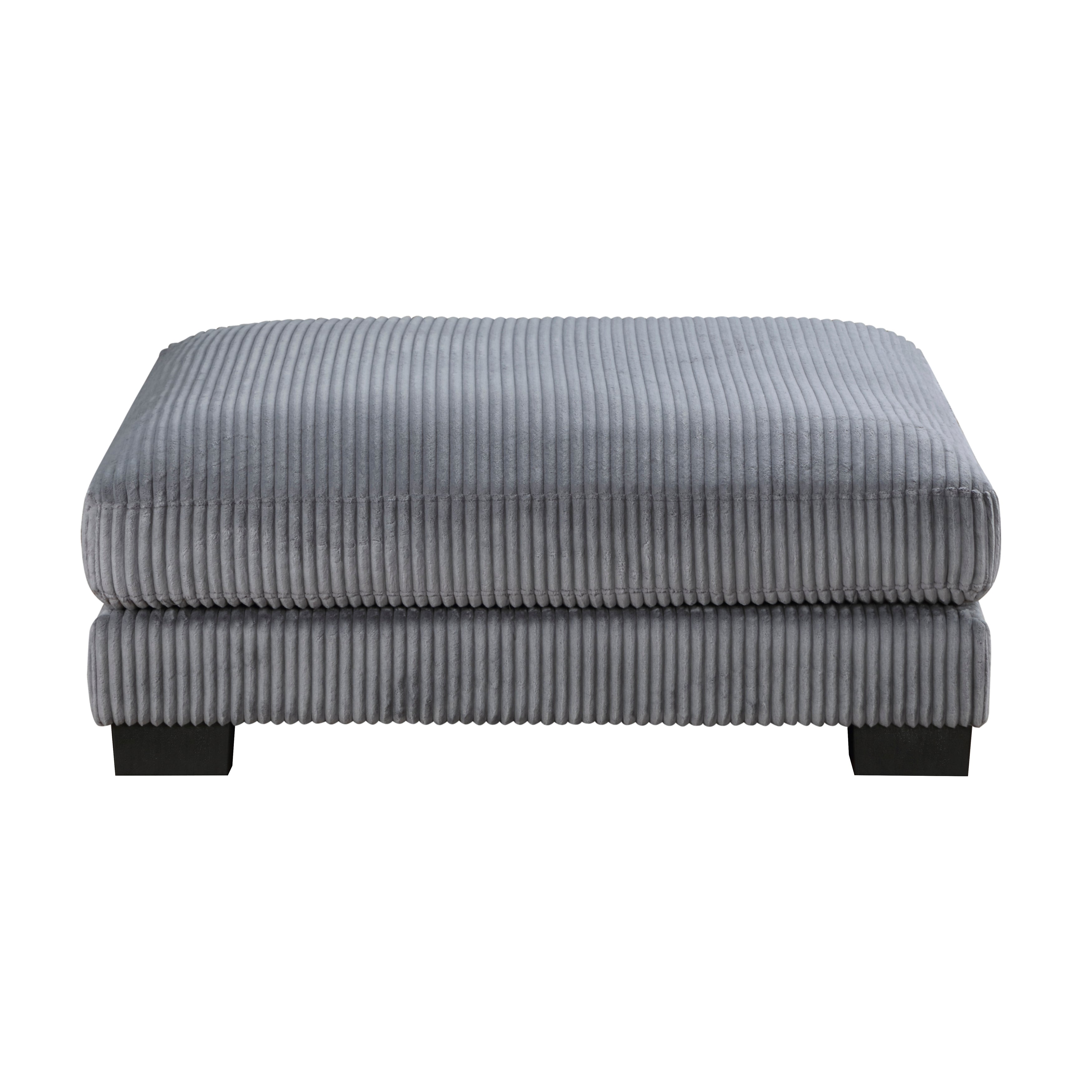 8555GY*2CR2AC2OT (6)6-Piece Modular Sectional with Ottomans - 8555GY*2CR2AC2OT