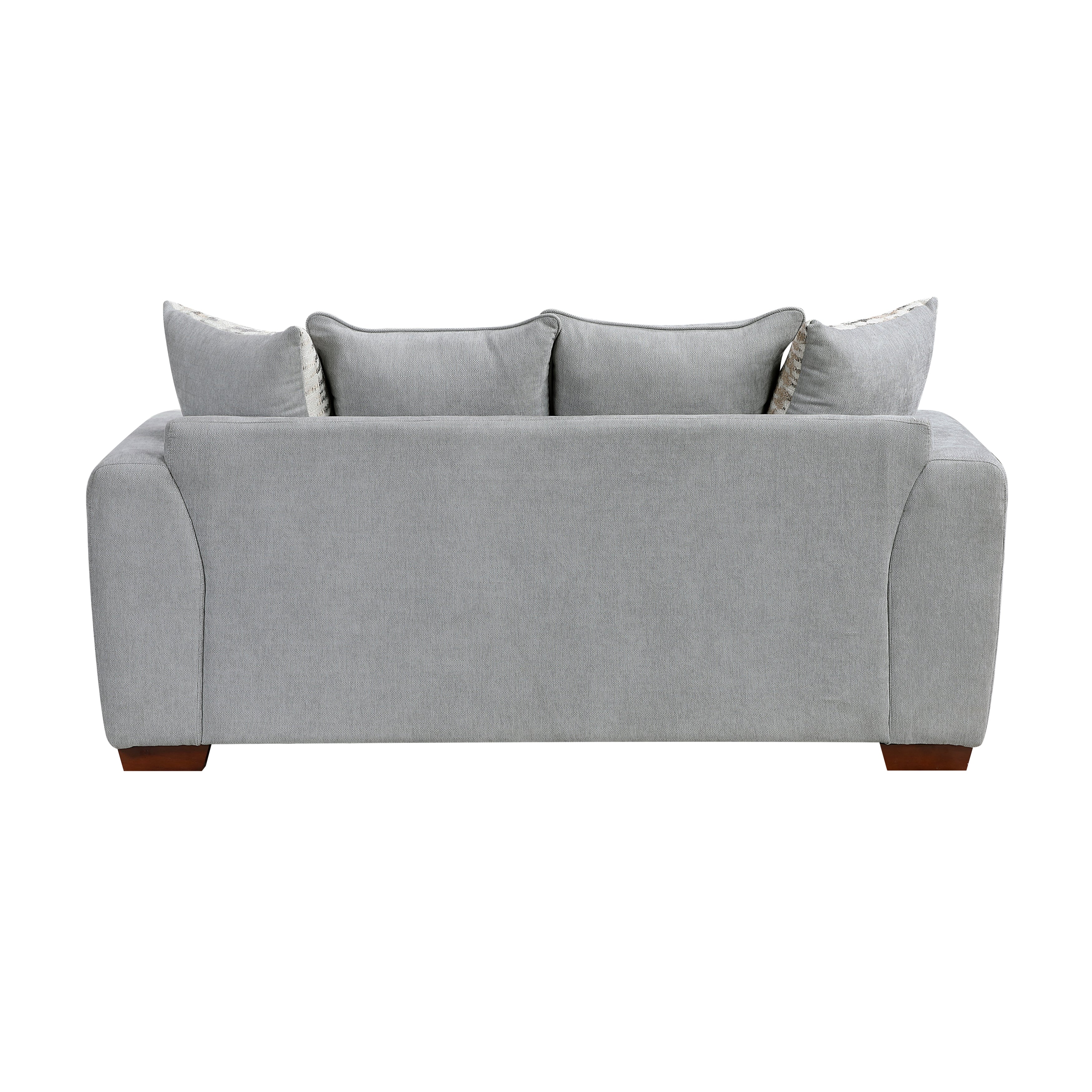 8579GY*2 2pc Set: Sofa, Love - 8579GY*2