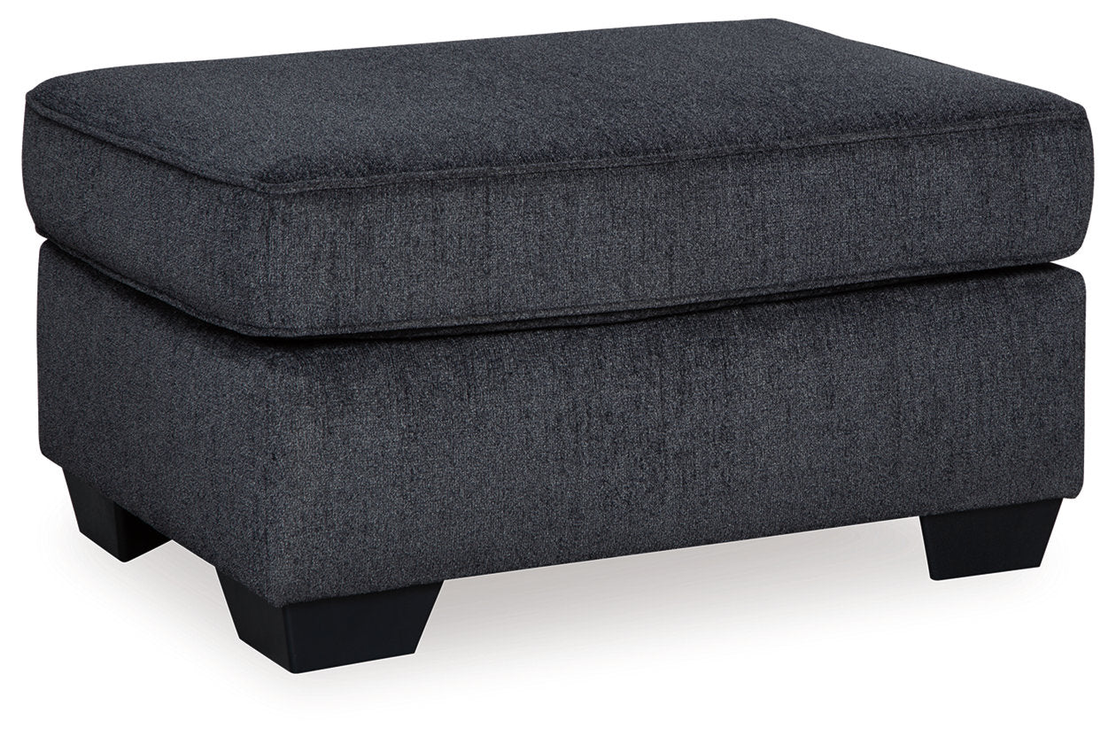 Altari Slate Chair and Ottoman - Ashley - Luna Furniture