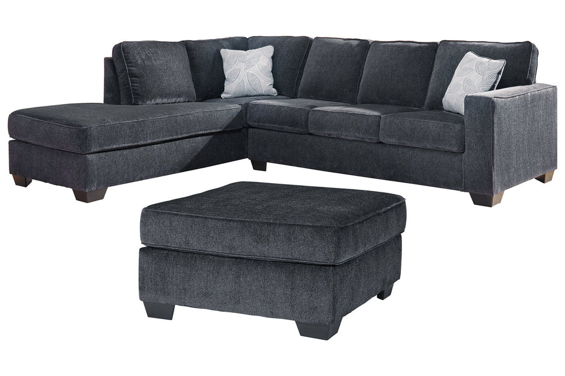 Altari 2-Piece Sectional and Ottoman - Ashley - Luna Furniture