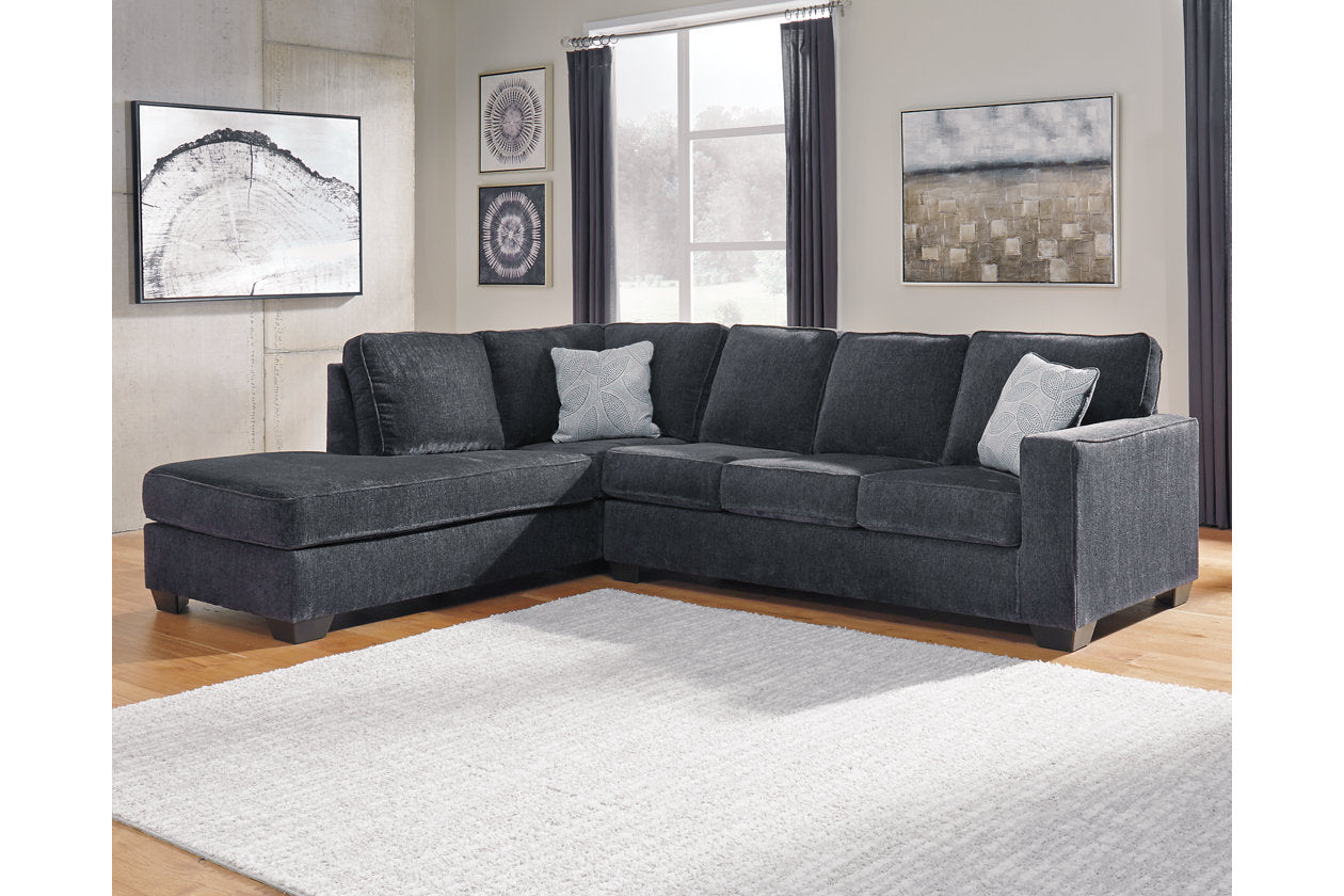 Altari 2-Piece Sectional and Ottoman - Ashley - Luna Furniture