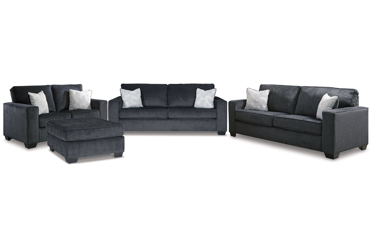 Altari Slate Sofa Sleeper, Sofa, Loveseat, and Ottoman - Ashley - Luna Furniture