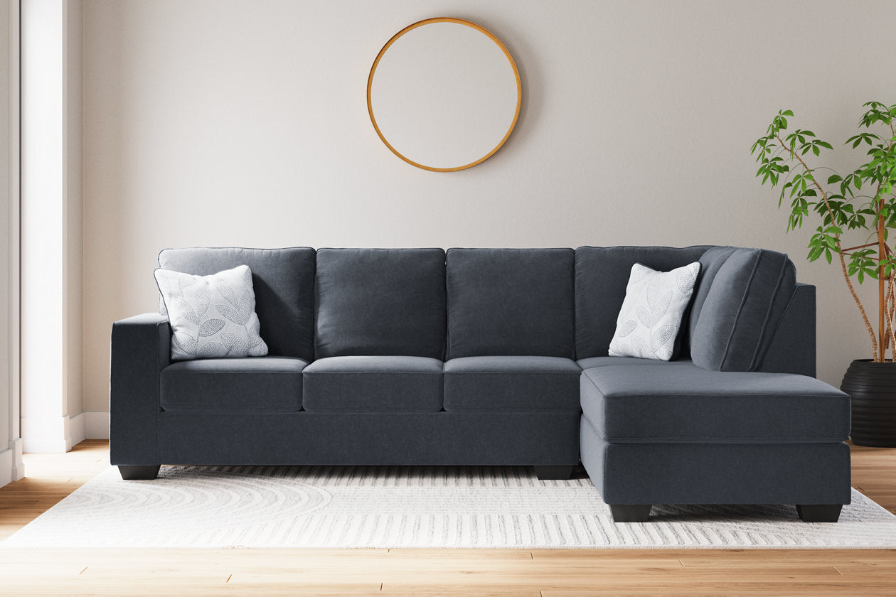 Altari Slate 2-Piece Sectional with Chaise - Ashley - Luna Furniture