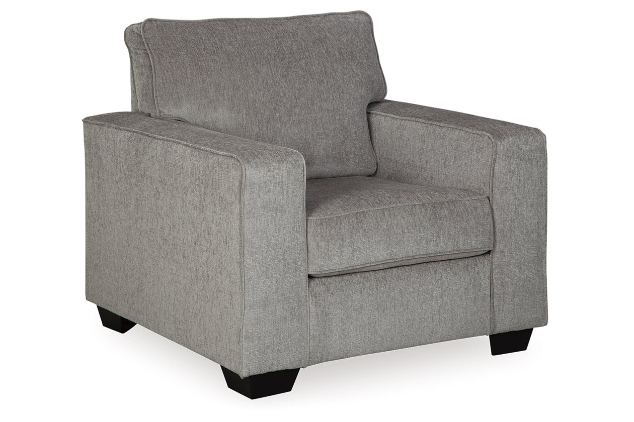 Altari Alloy Sofa, Loveseat, Chair and Ottoman - Ashley - Luna Furniture