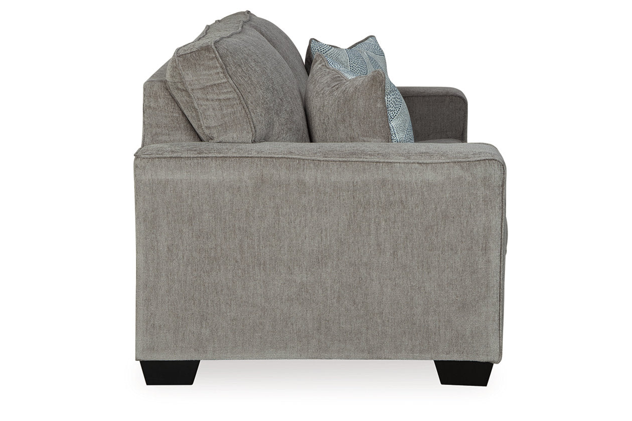 Altari Alloy 2-Piece Sleeper Sectional, Loveseat and Ottoman - Ashley - Luna Furniture